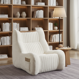 Milo Oversized Comfy Bean Bag Chair with Armrests for Living Room and Bedroom