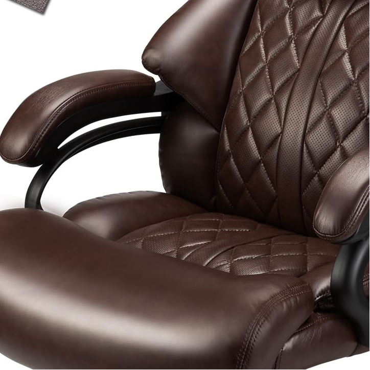 Aira PU Leather Executive Office Chair with adjustable lumbar support