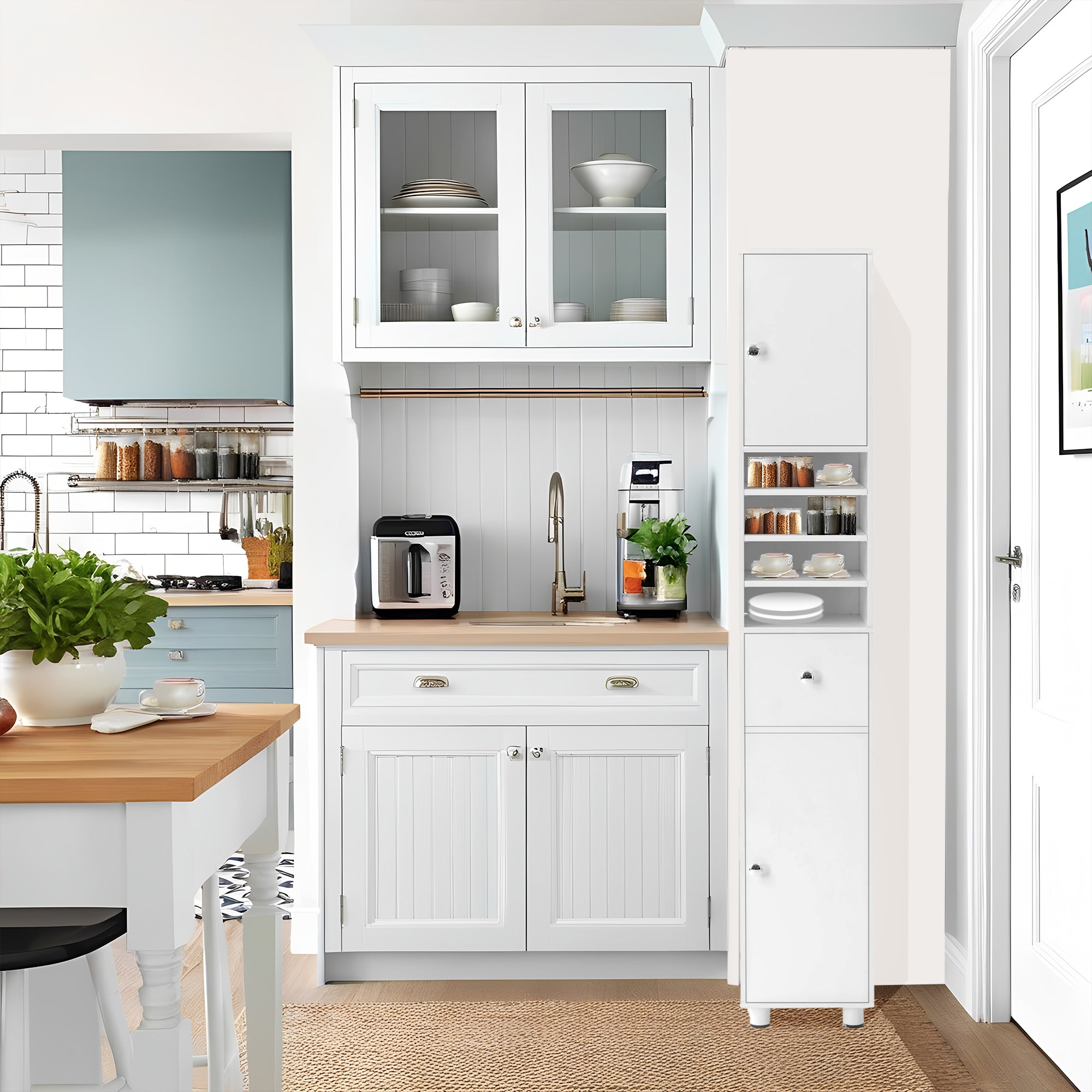 Homy Casa Jericho 63” Free Stand Bathroom Cabinets