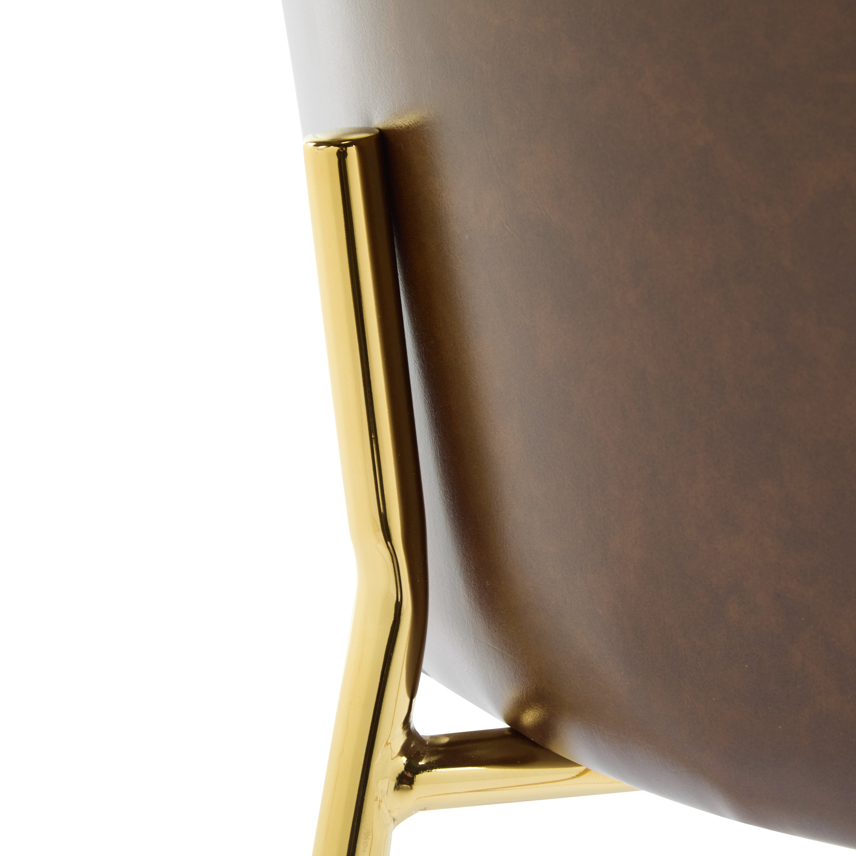 Jerez 29" Counter Height PU Leather Upholstered Bar Stools Set of 2