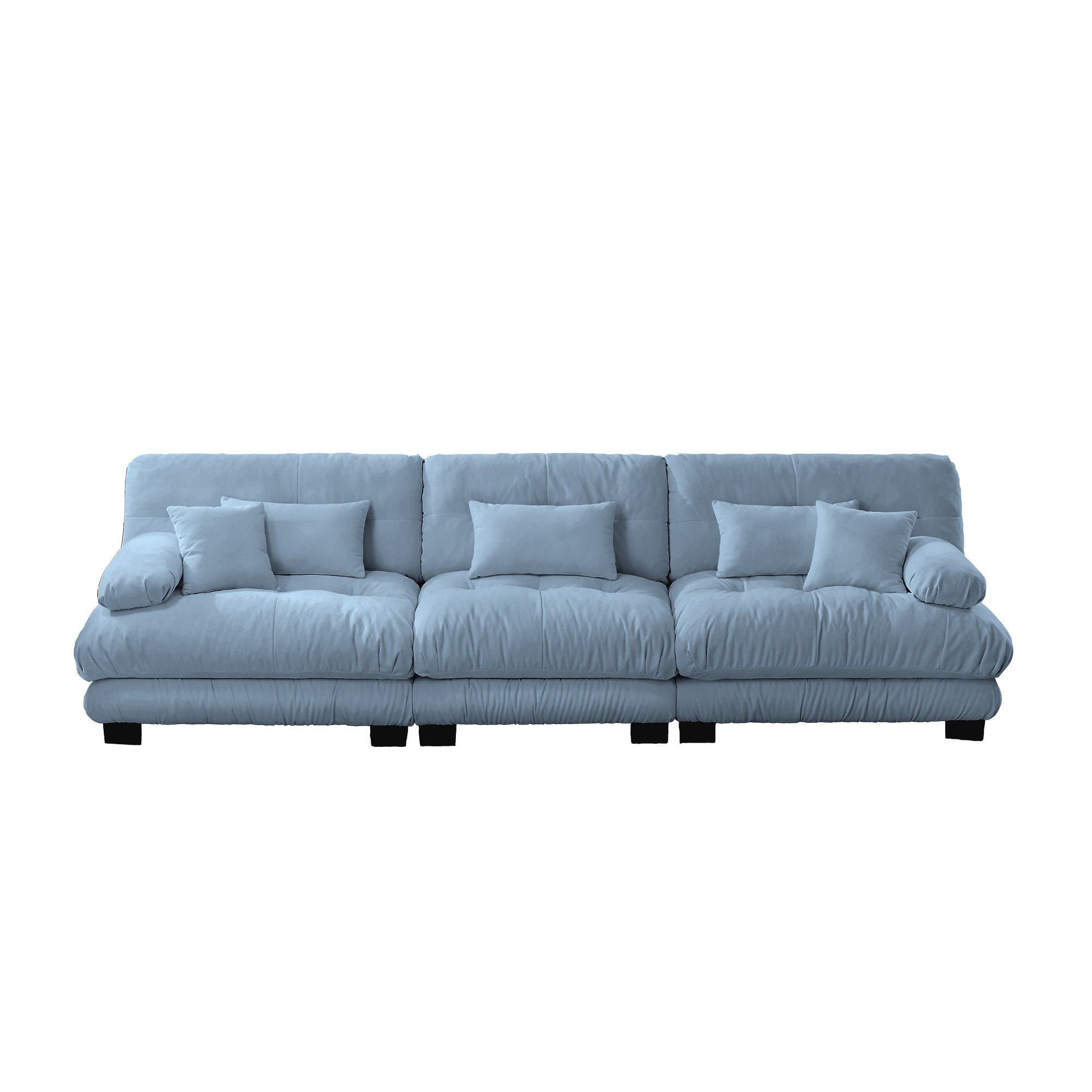 Monterey 130" Extra Large 6-Seater Deep Seat Modular Sectional Sofa Cloud Couch