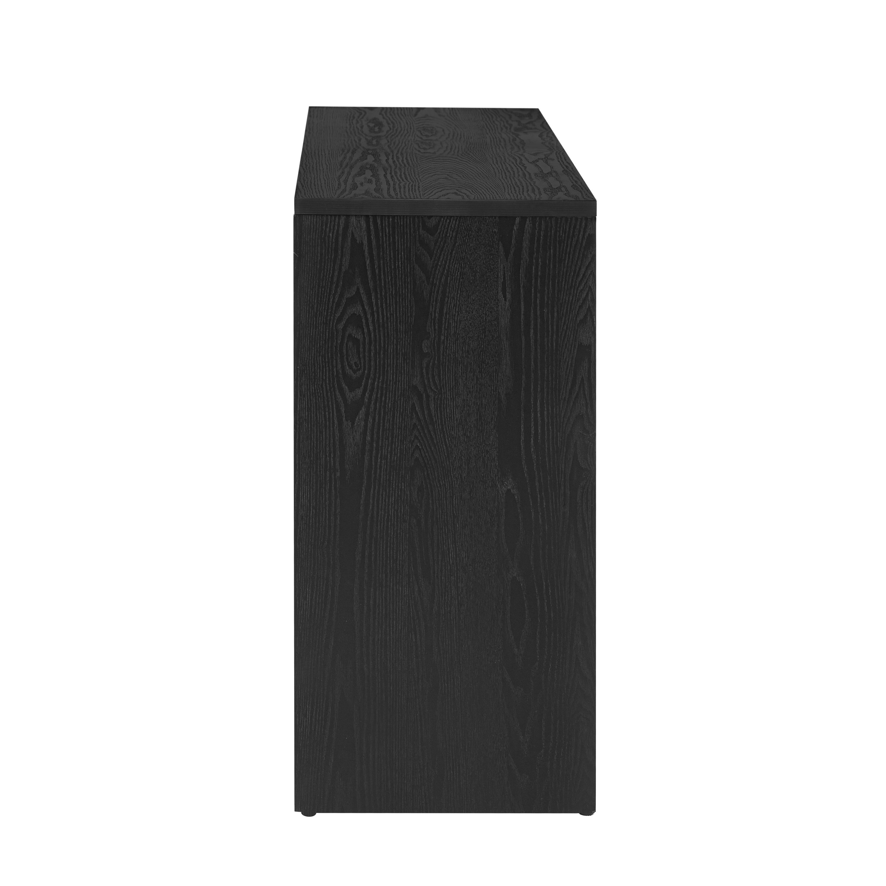 Elegant Console Table,Fireplace Design,Simple and Functional with High-Quality Wood Veneer Top ,Versatile for Hallway, Living Room