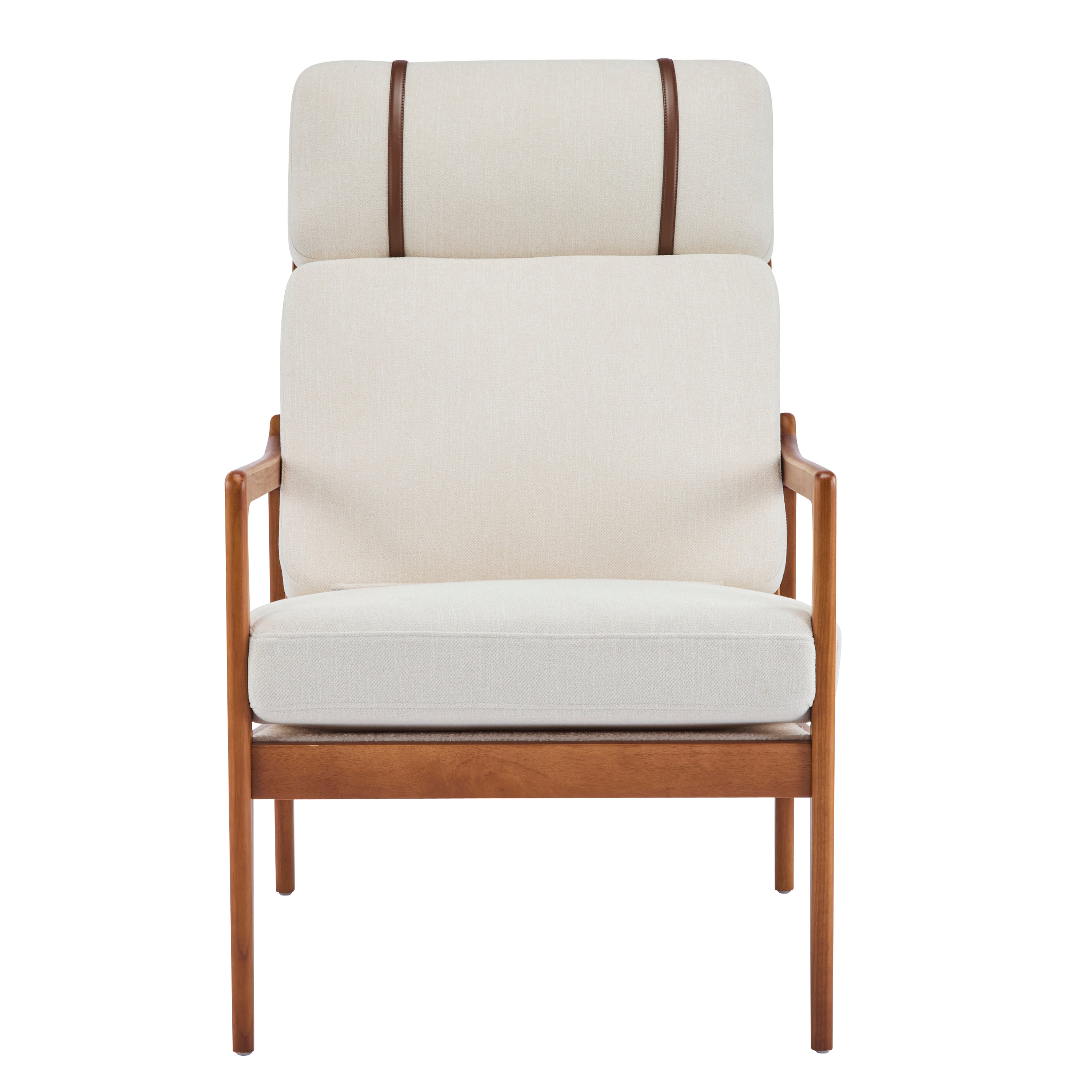 Crater Mid Century Ergonomic Accent Armchair