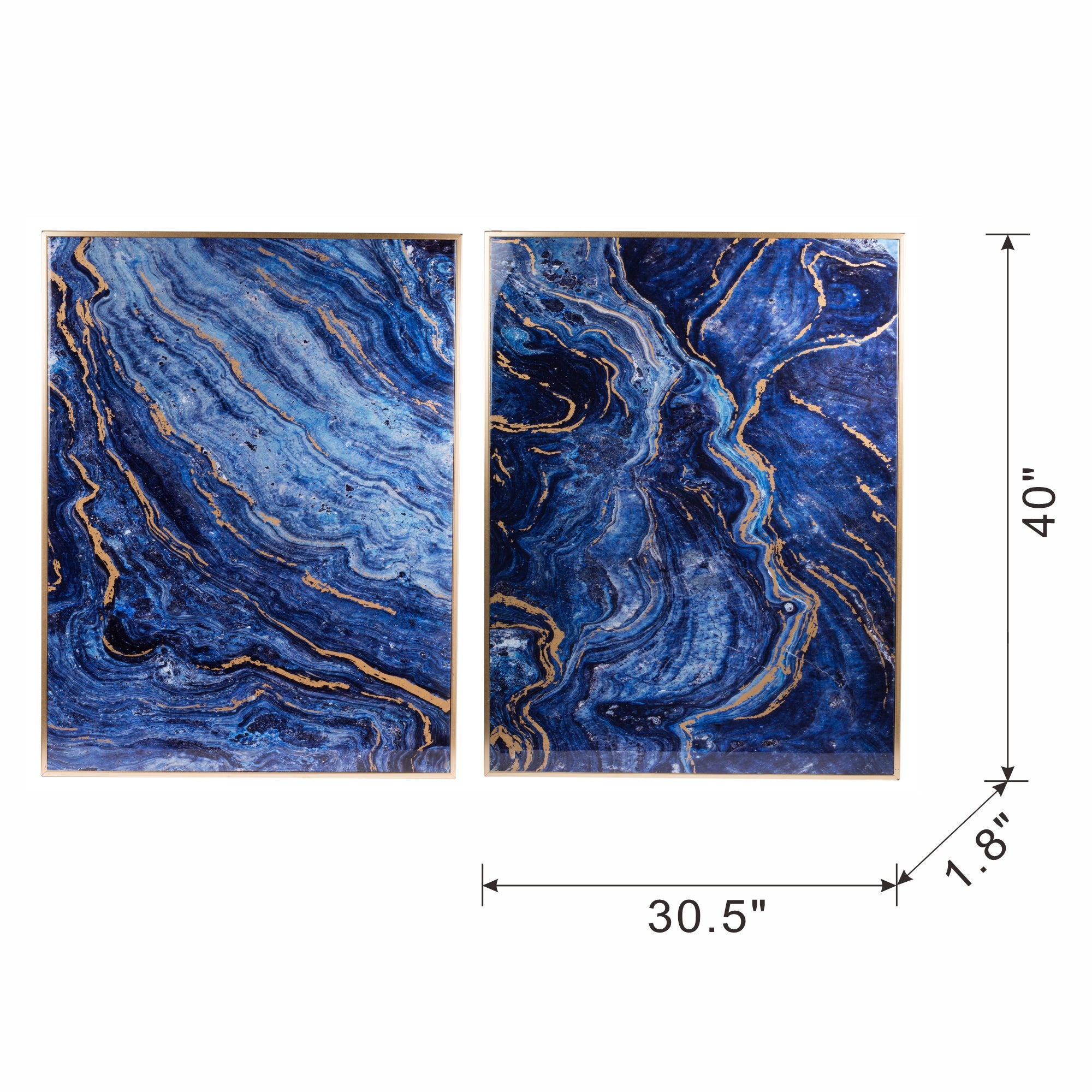 Azalea Marble Wall Art Set of 2