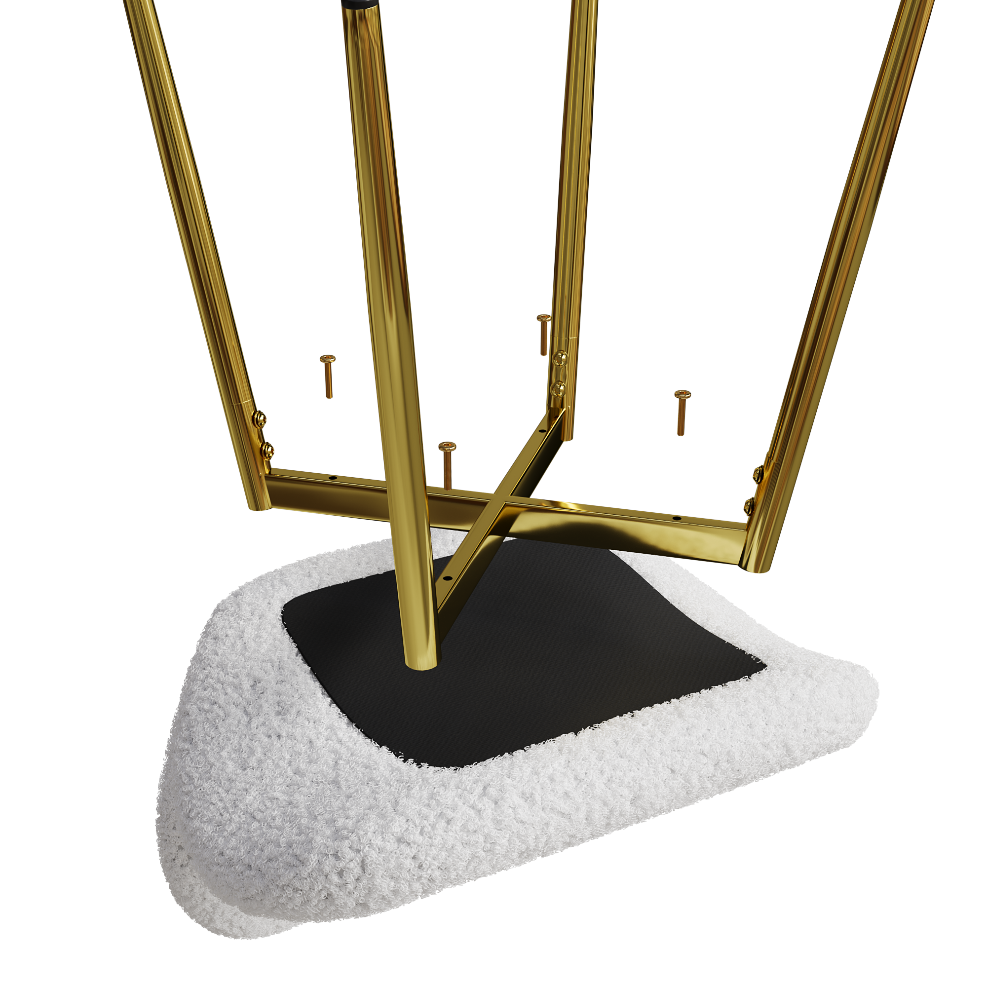 Yellowstone White Velvet Dining Chair Set of 2
