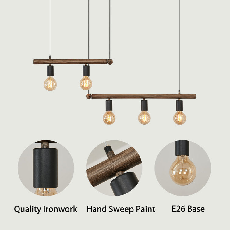Aperture 5-Light Kitchen Island Pendant Light(No Bulbs)