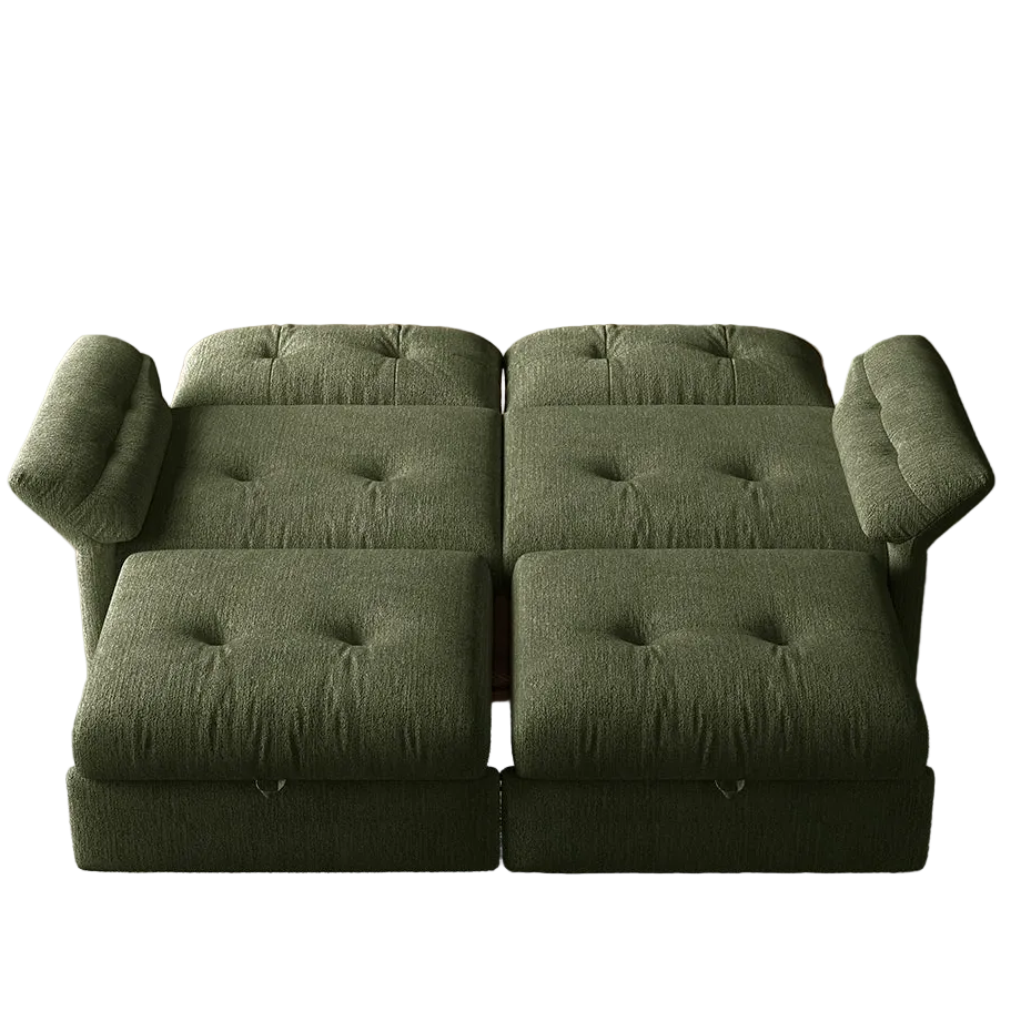 Langford 82" Convertible Sofa Bed with Adjustable Backrest