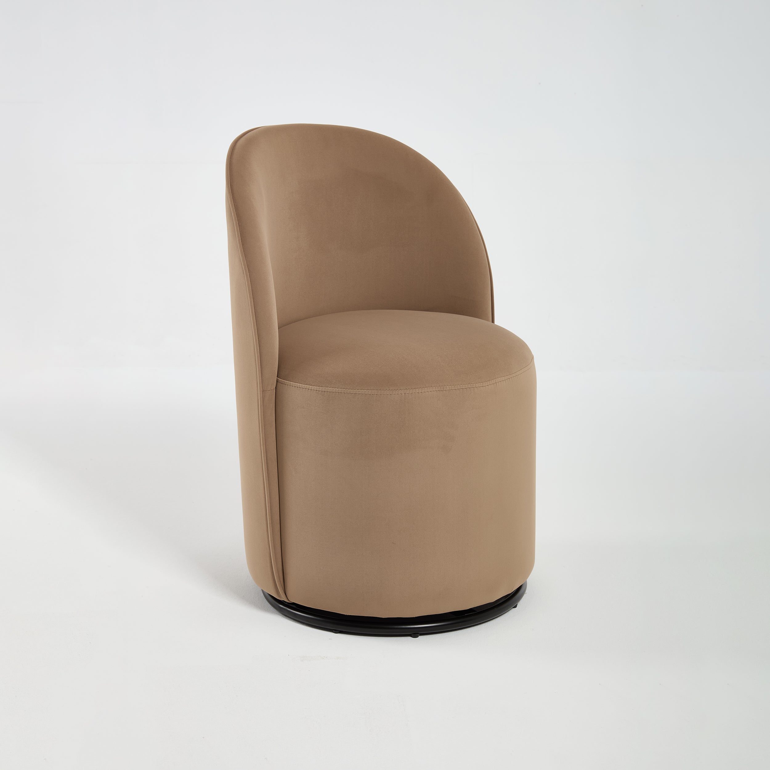 Havasu Swivel Barrel Accent Chair,Beige