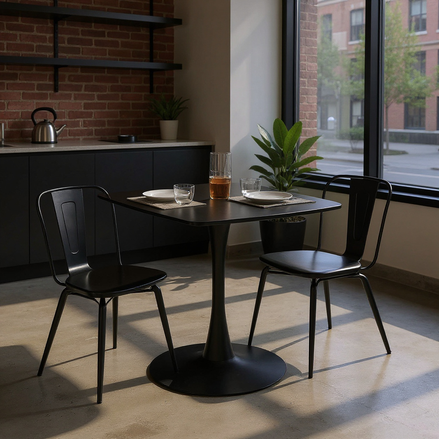 Special Dining Table,MDF Dining Table , Kitchen Table,Black,exective desk