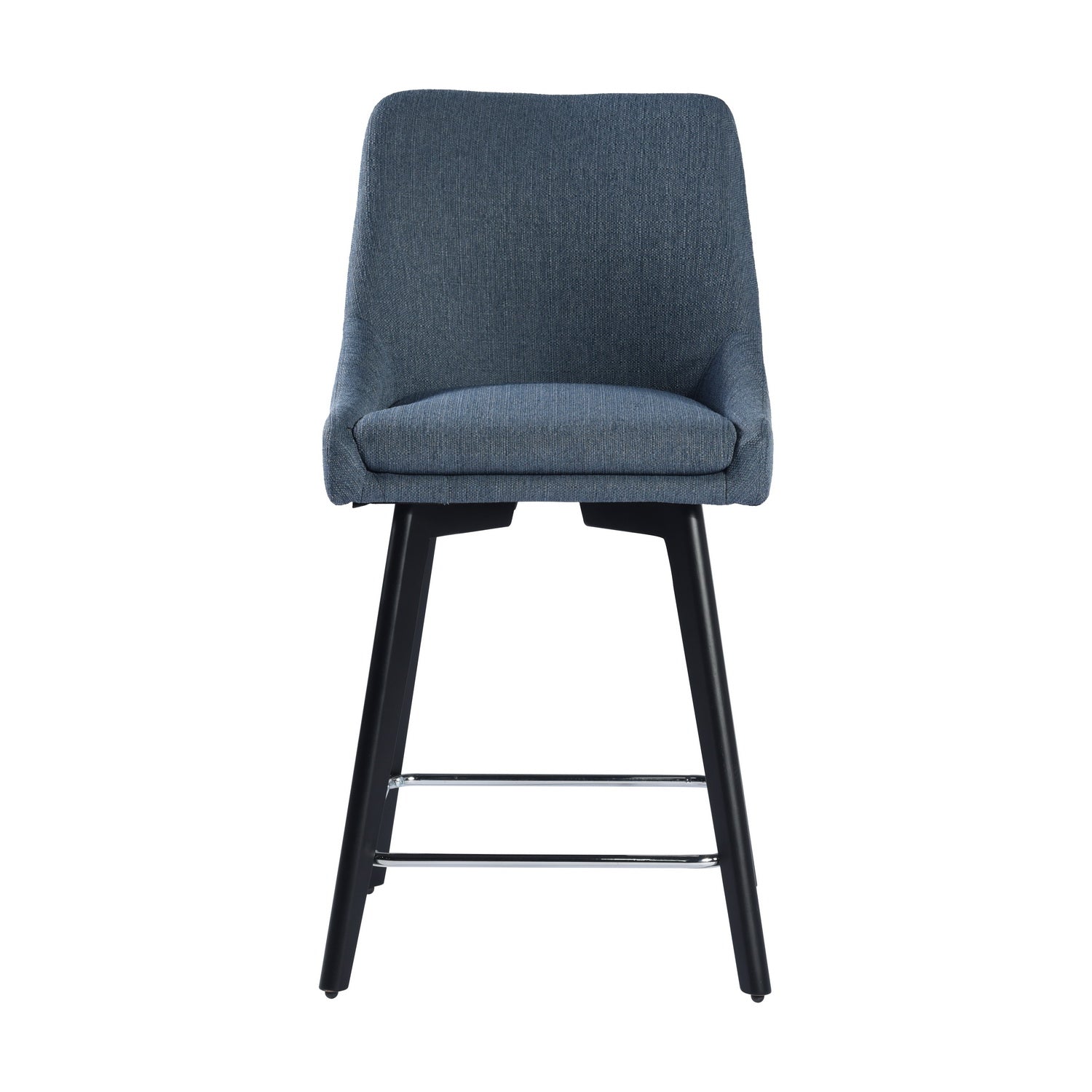 Adalgis Mid-century Modern Solid Wood Counter Barstools-HOMY CASA