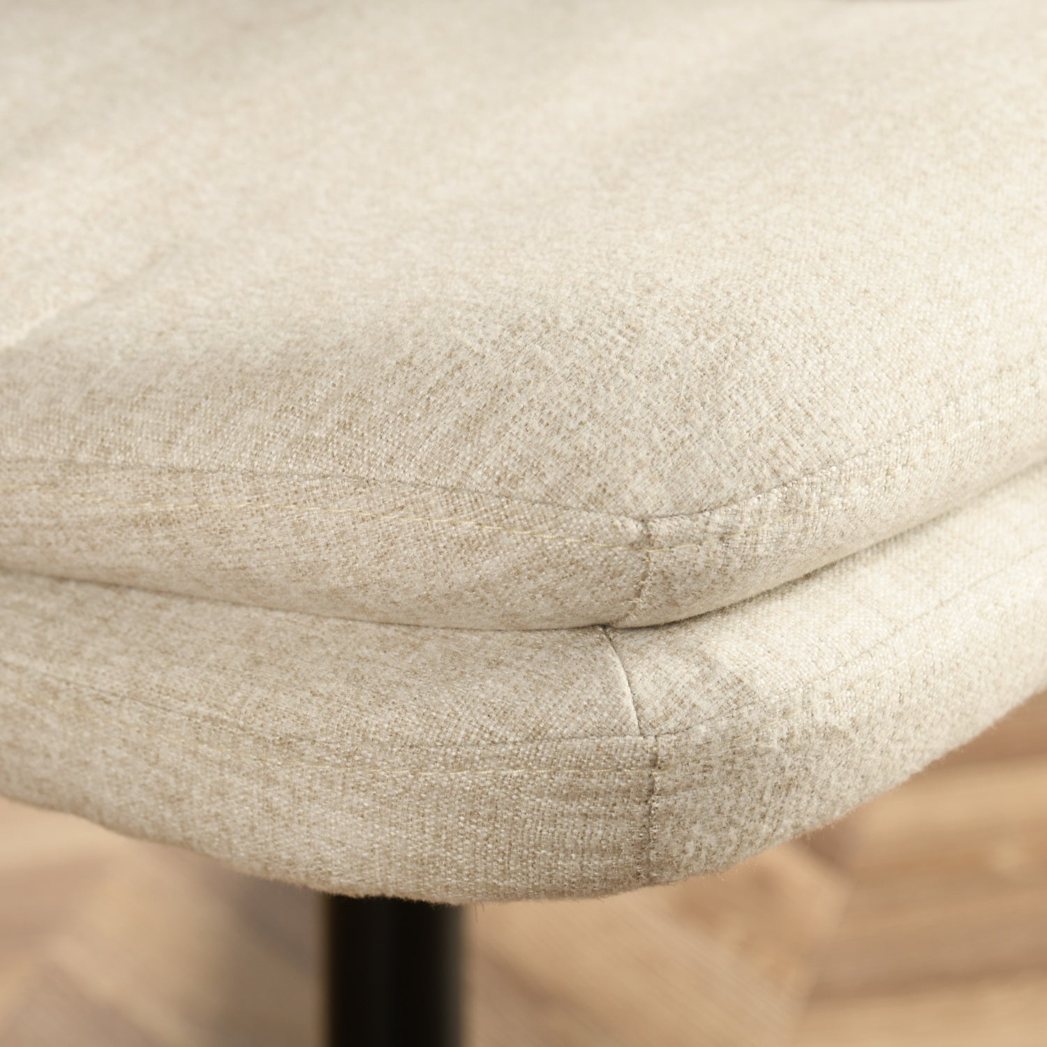 Homy Casa Alintoner Adjustable Swivel Beige Office Chair Accent Chair