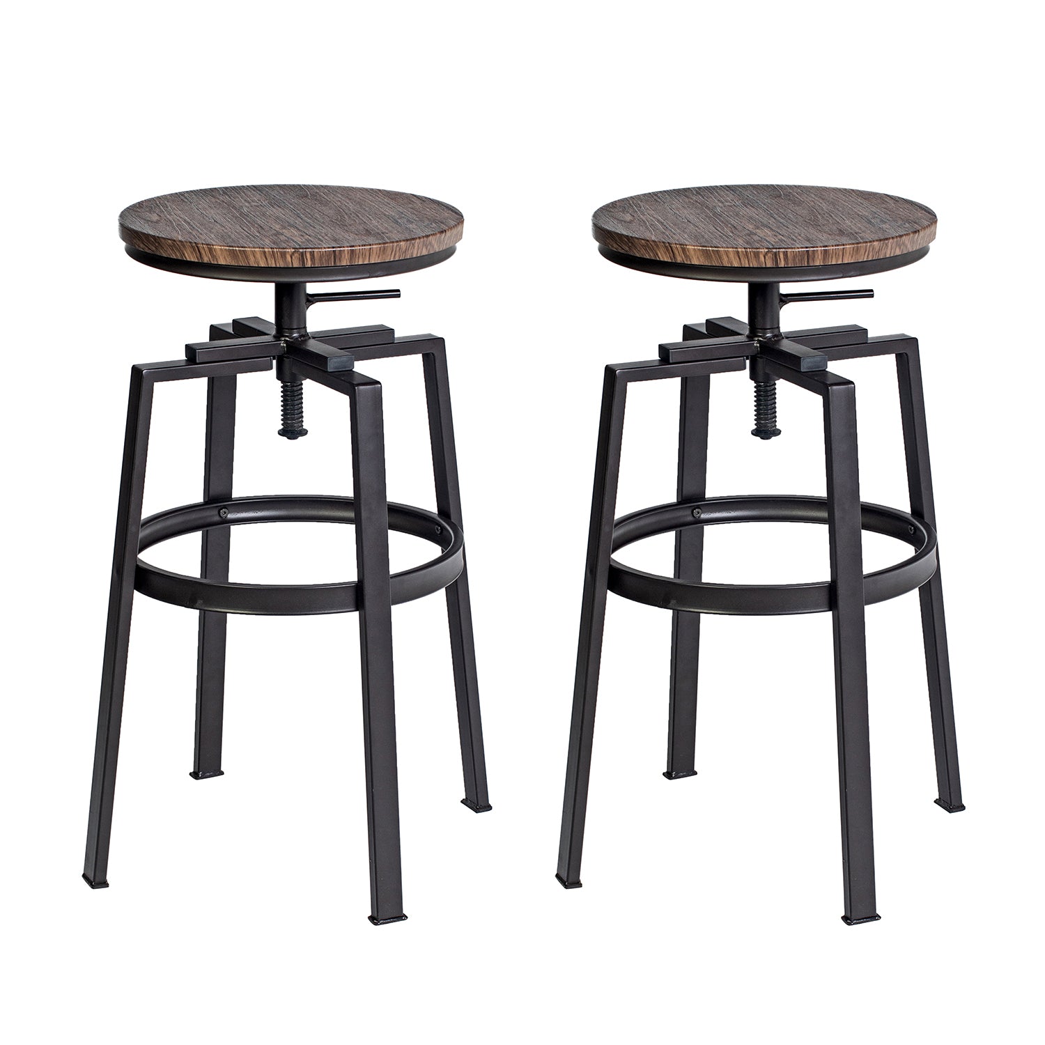 Open Box Homy Casa AMAT 246T B Bar Stool "18.7" Versatile Seating Solution