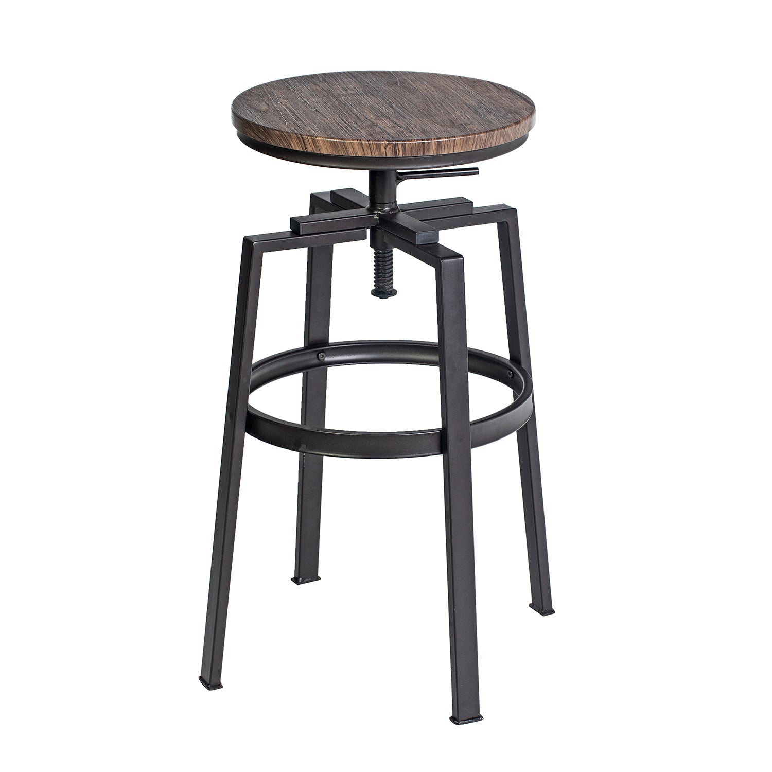 Open Box Homy Casa AMAT 246T B Bar Stool "18.7" Versatile Seating Solution