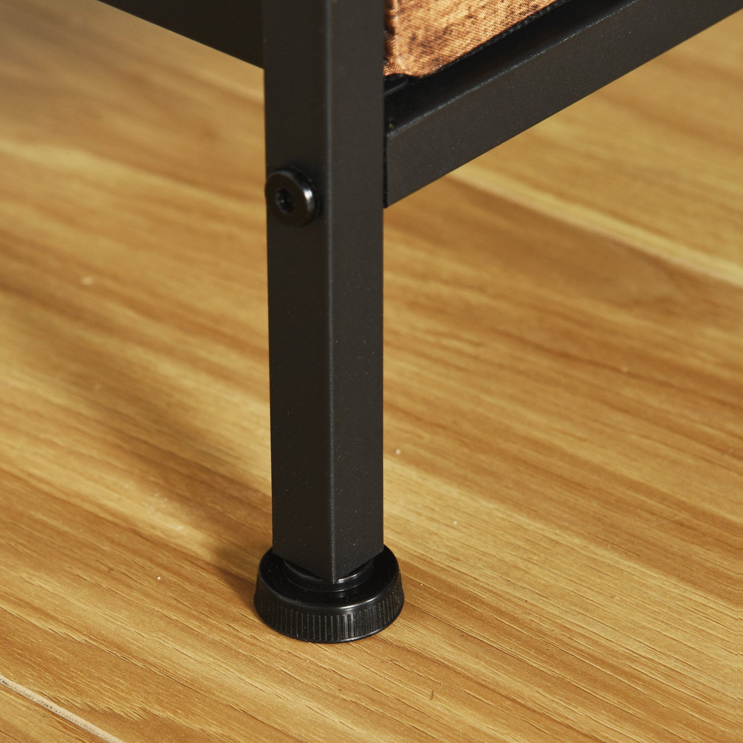 ANBY 2PC End Table Nightstand Storage Table with Drawer and Shelf