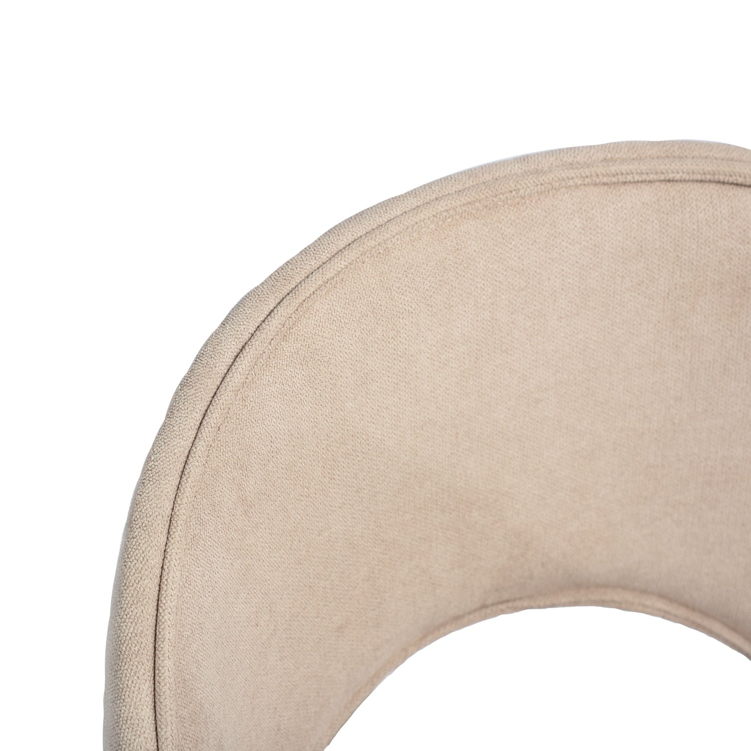 Homy Casa Aranguiz Upholstered Dining Chair Beige Terry Fabric Open Box