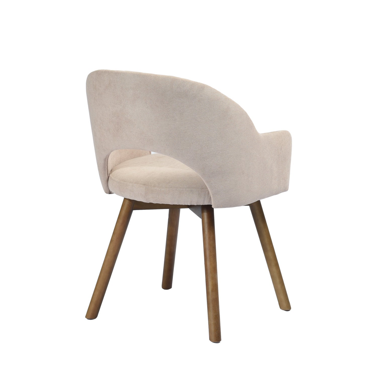 Homy Casa Aranguiz Upholstered Dining Chair Beige Terry Fabric Open Box