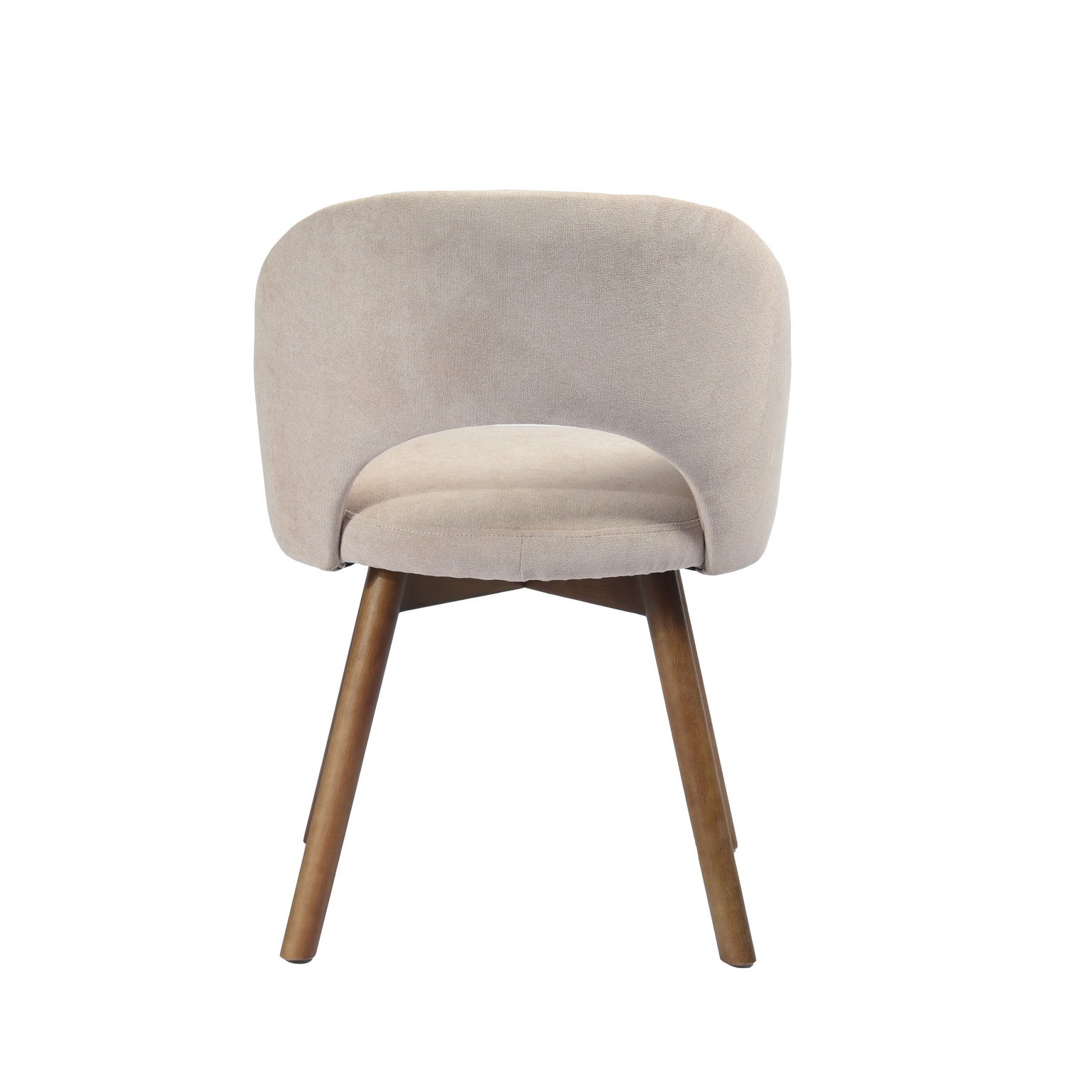 Homy Casa Aranguiz Upholstered Dining Chair Beige Terry Fabric Open Box