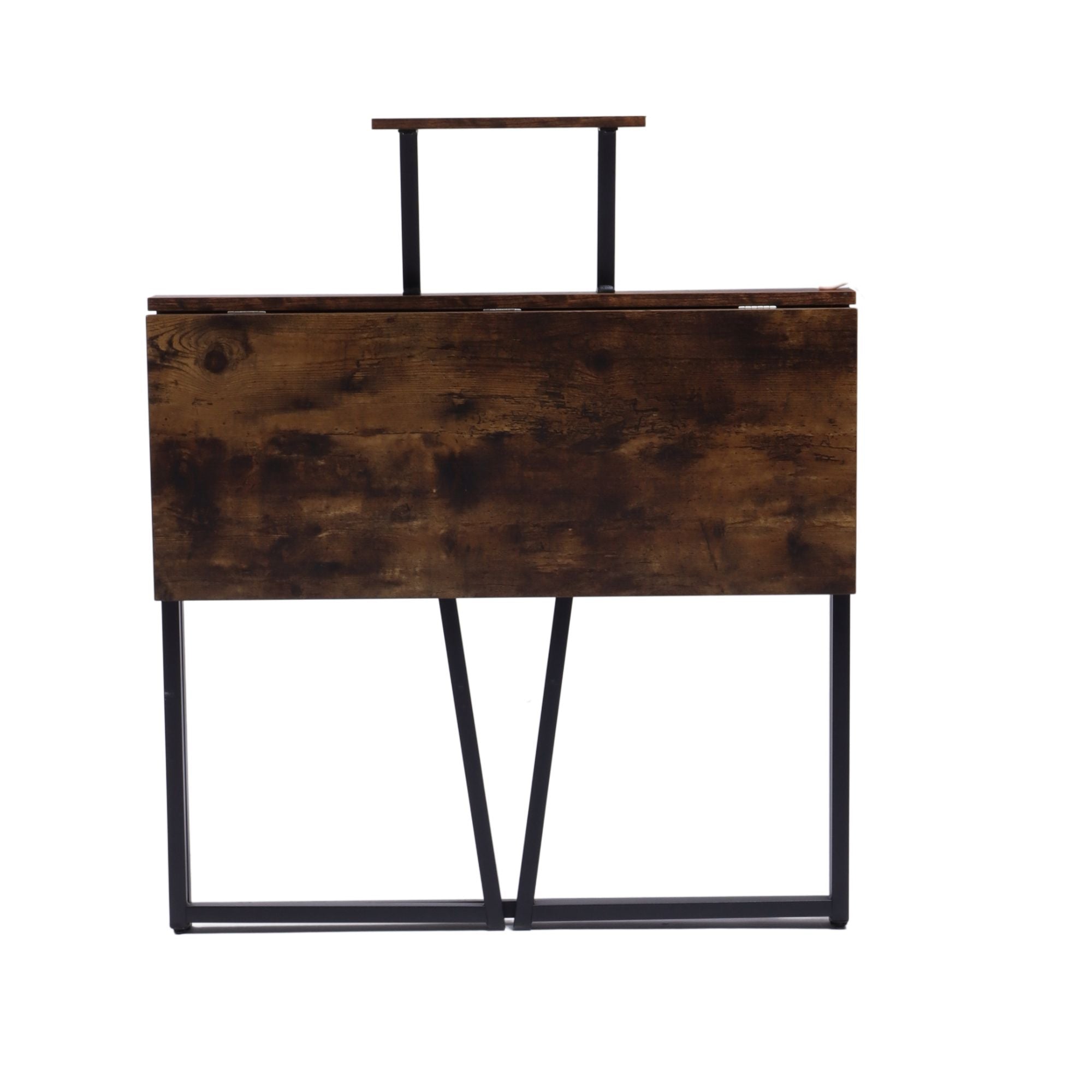 Homy Casa Ascott 31.4“ Folding Desk Computer Table Vintage, Brown