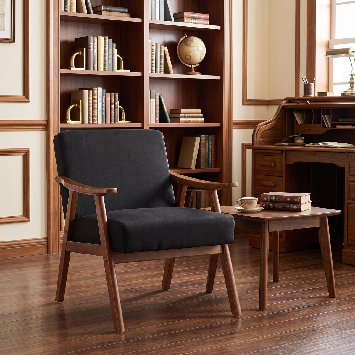 Homy Casa Aden Mid Century Modern Velvet Accent Chair for Living Room Open Box