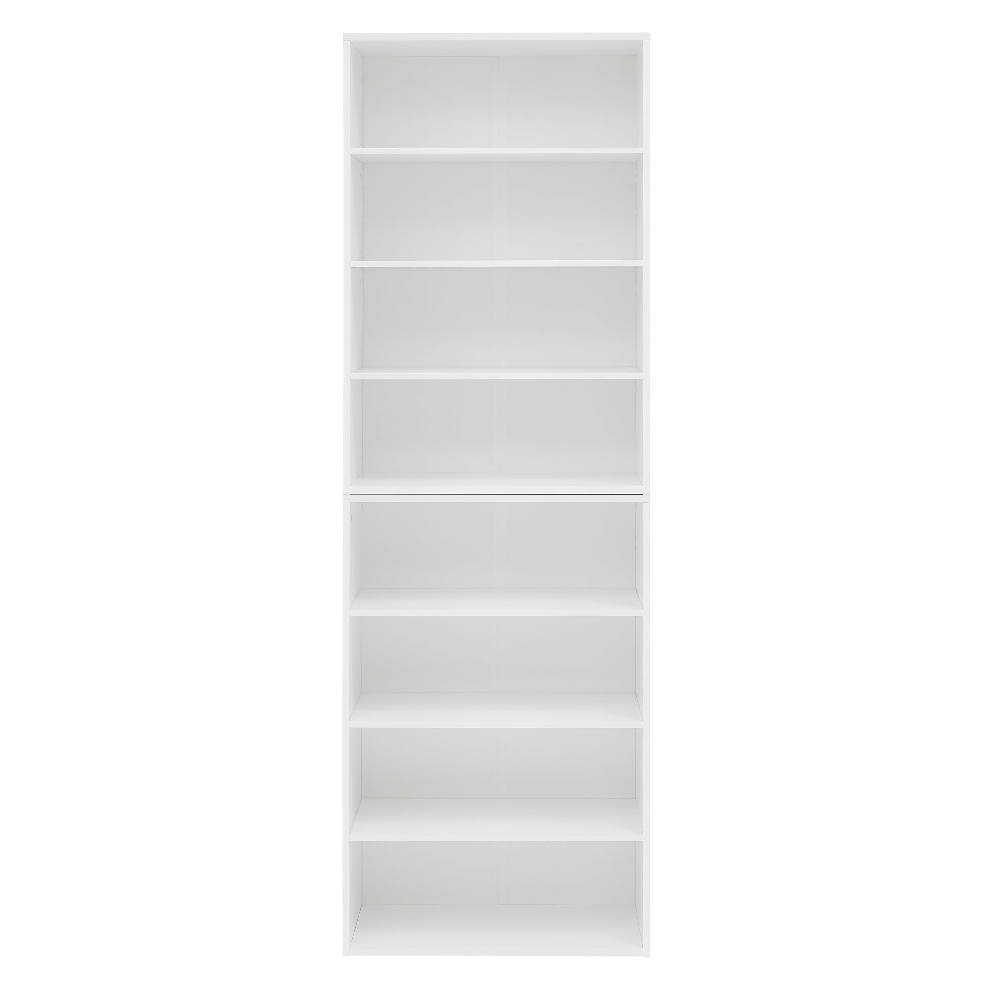 Alcove 71" 8-Tier Bookshelf Display Stand with Convertible Two-Tower Design
