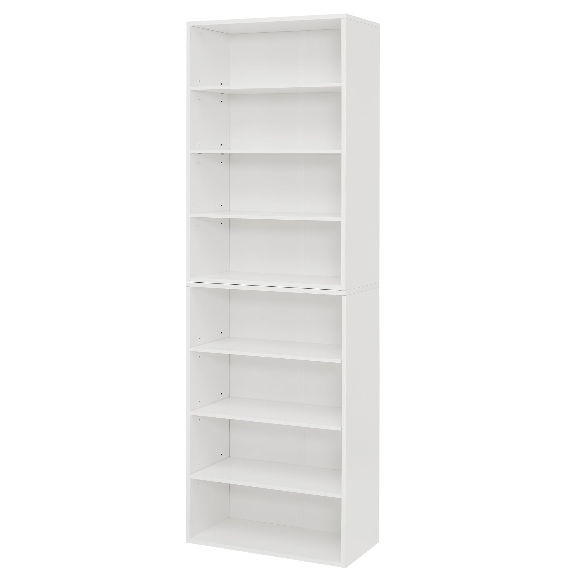 Alcove 71" 8-Tier Bookshelf Display Stand with Convertible Two-Tower Design