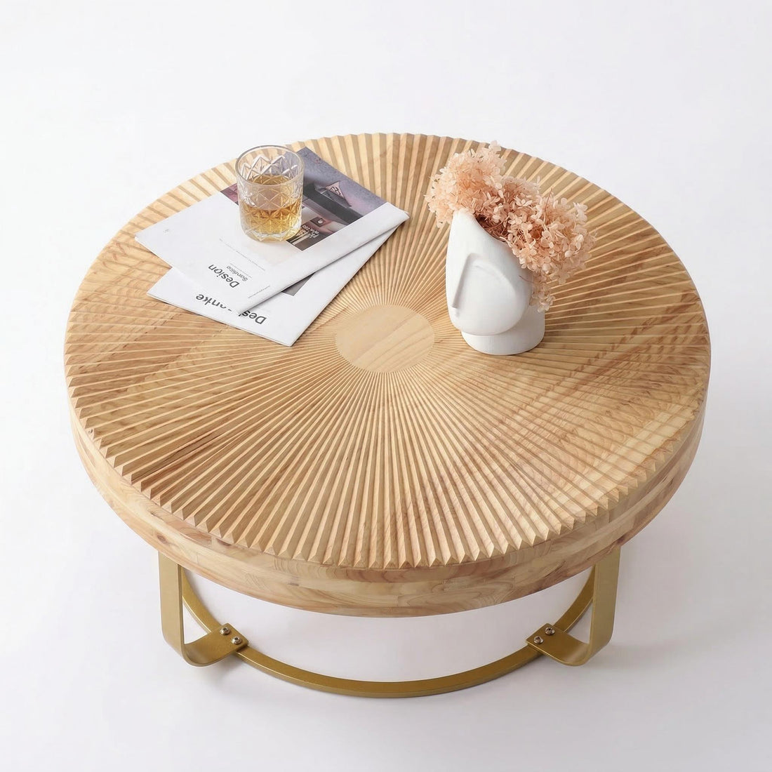 Carved Radial Pattern