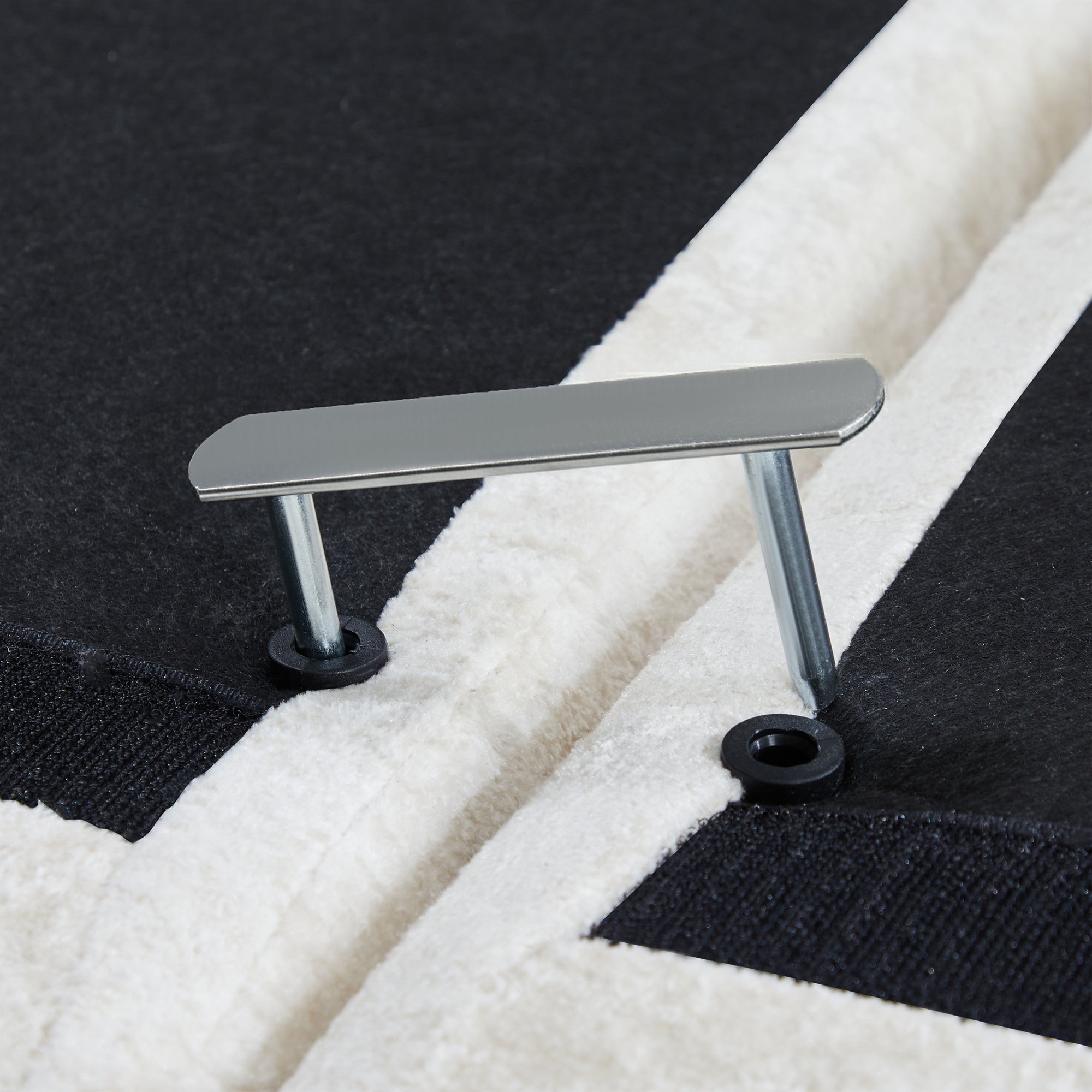 Austin Modern Velvet 3-Seater Sofa with Fringe Skirt Base