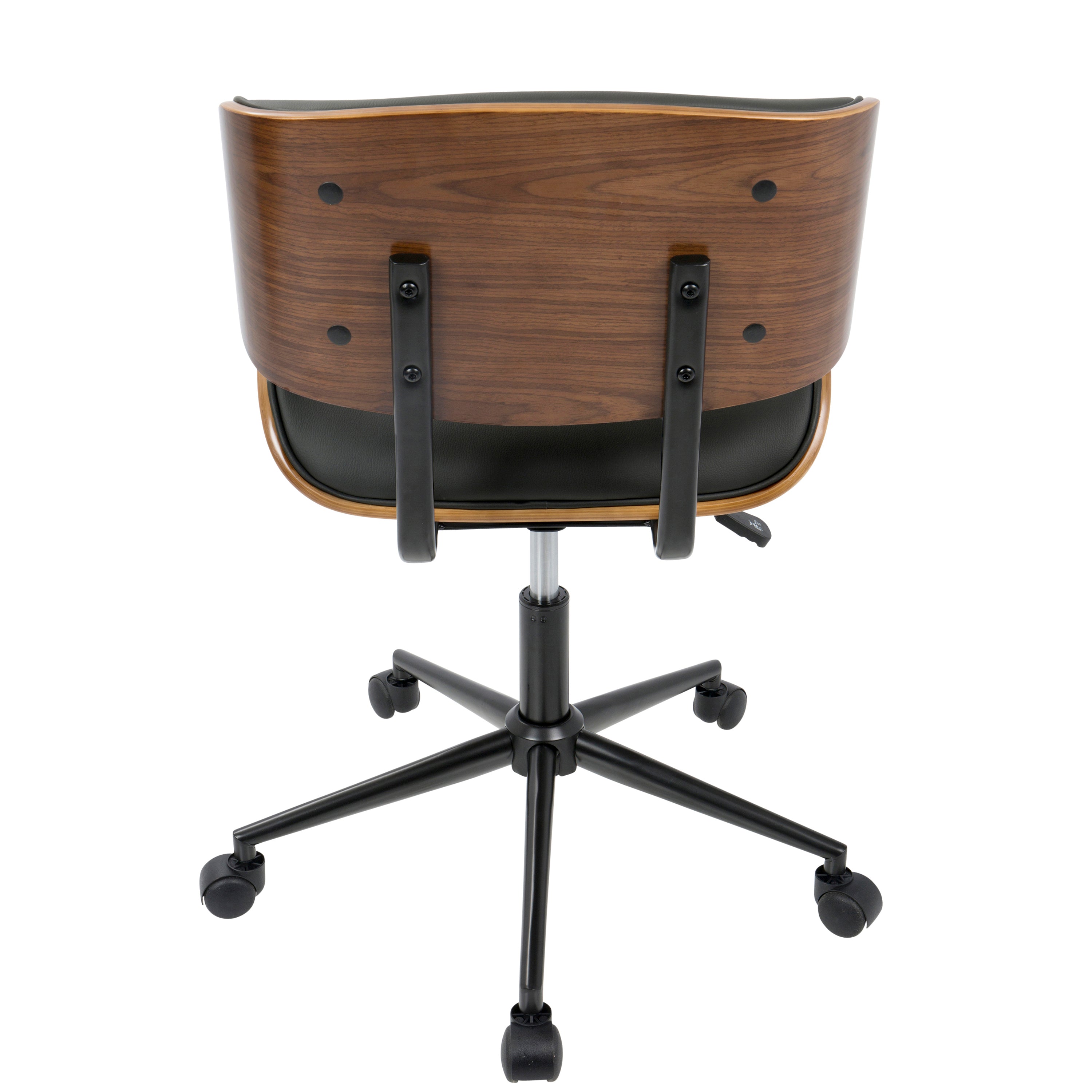 Aven Mid-Century Modern Swivel Office Chair with Adjustable Height