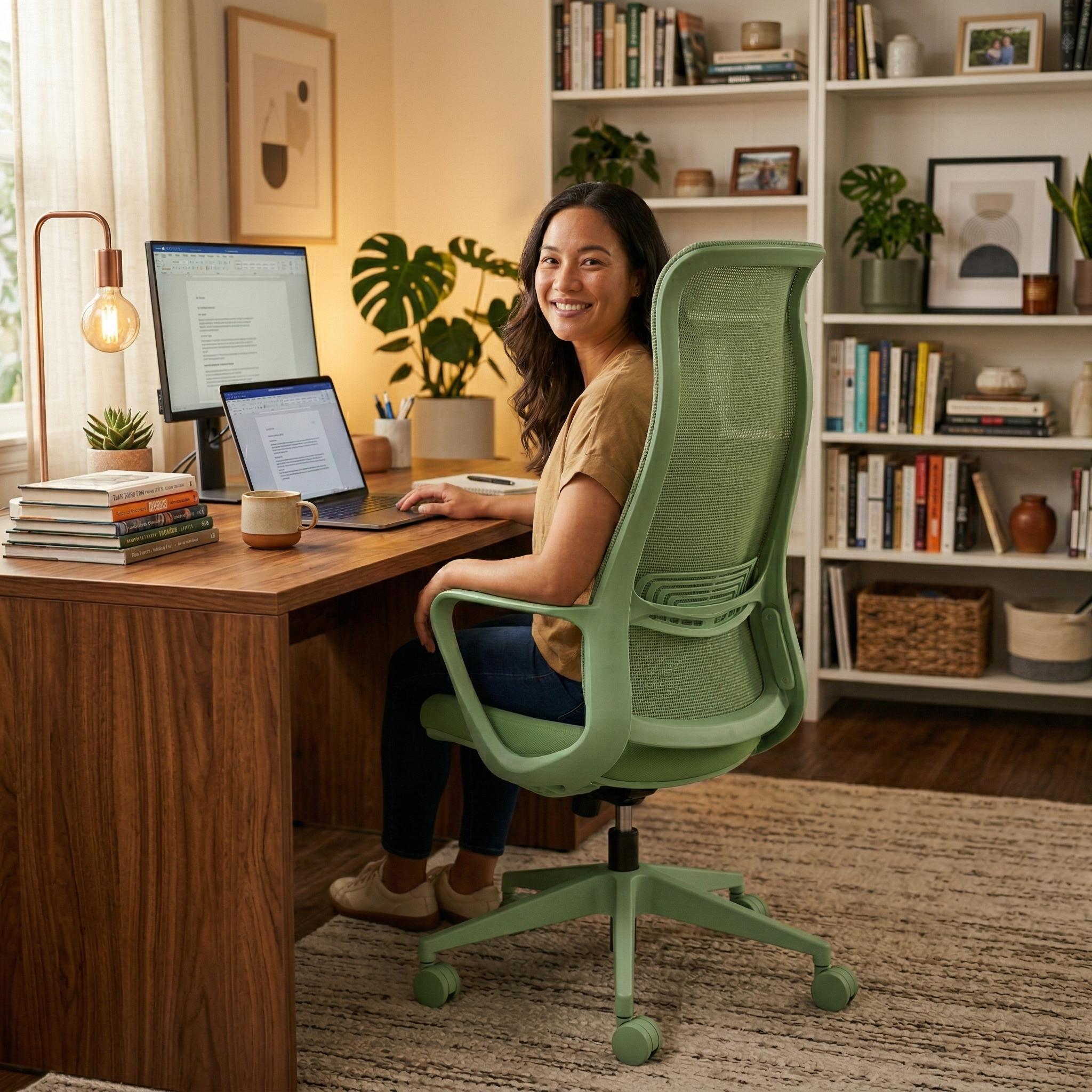 Axen Ergonomic Mesh Office Chair with Lumbar Support
