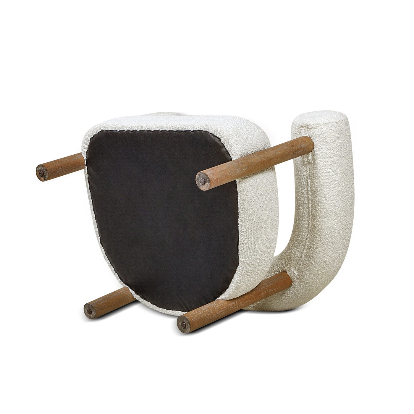 Bryce Modern Boucle Upholstered Armchair with Solid Wood