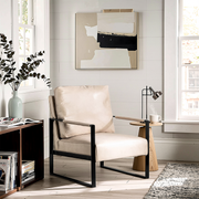 Catalina Mid Century Microfiber Accent Chair