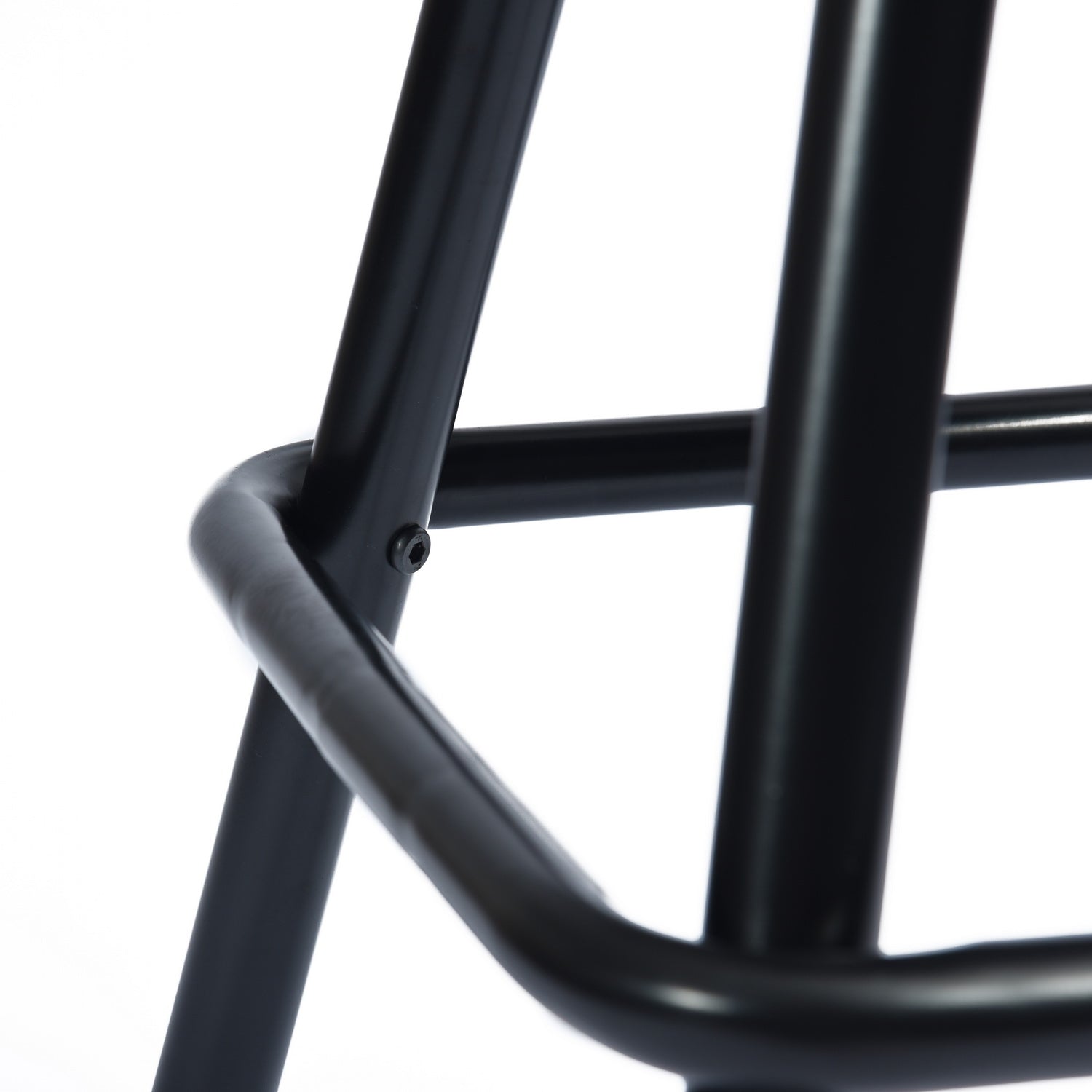 Homy Casa BALLON HIGH BAR BLACK 2 PCS 28" Bar Stool for Home and Workspace Open Box