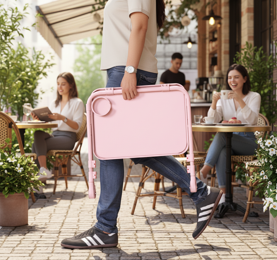 Baseline Adjustable Folding Table Desk for Gaming, Work & Study