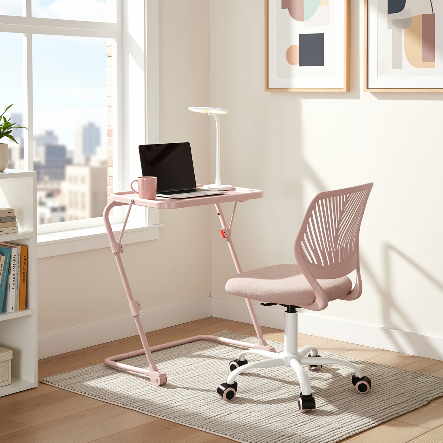 Baseline Adjustable Folding Table Desk for Gaming, Work & Study