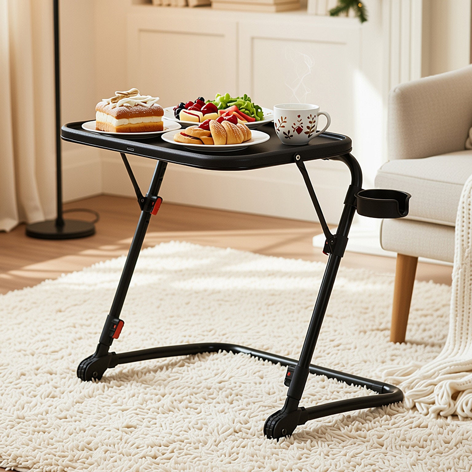 Baseline Adjustable Folding Table Desk for Gaming, Work & Study