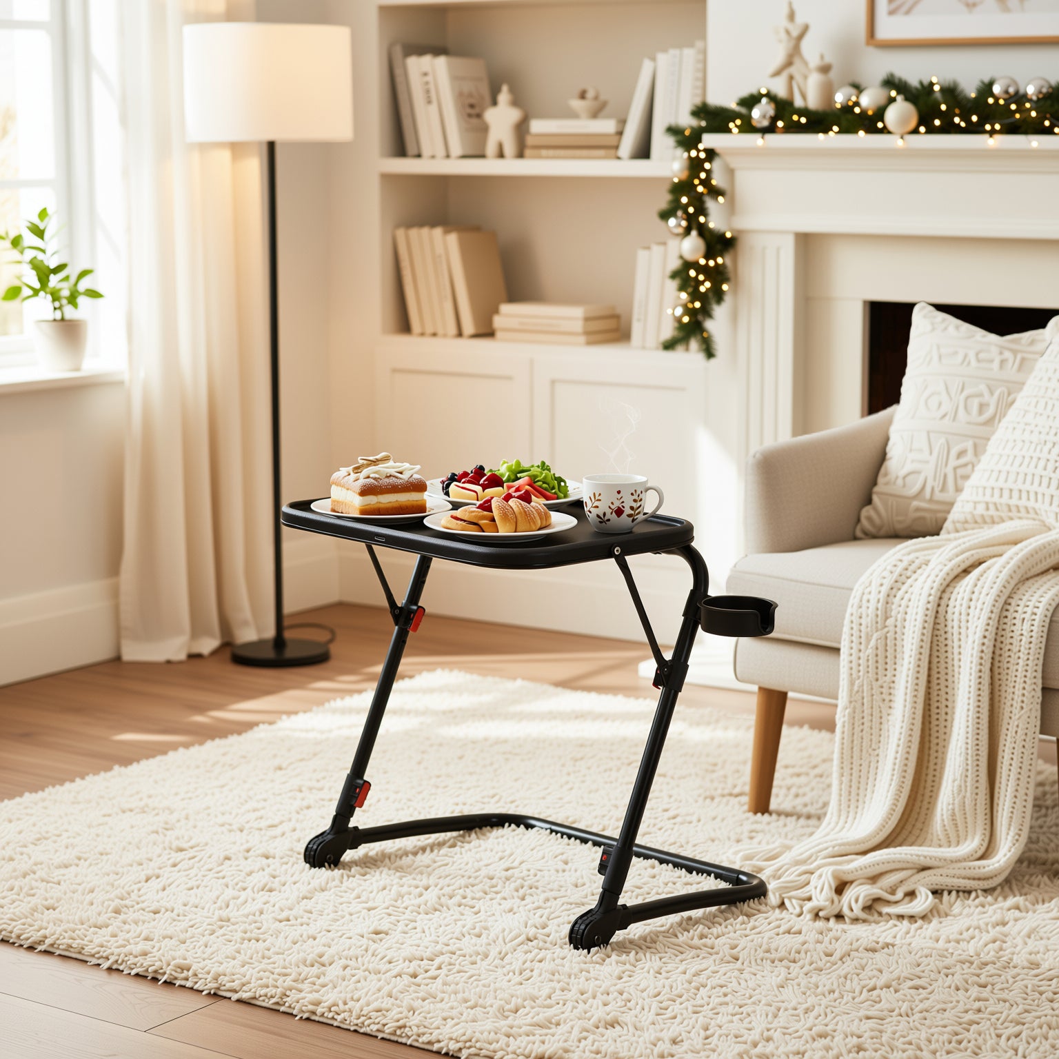 Baseline Adjustable Folding Table Desk for Gaming, Work & Study