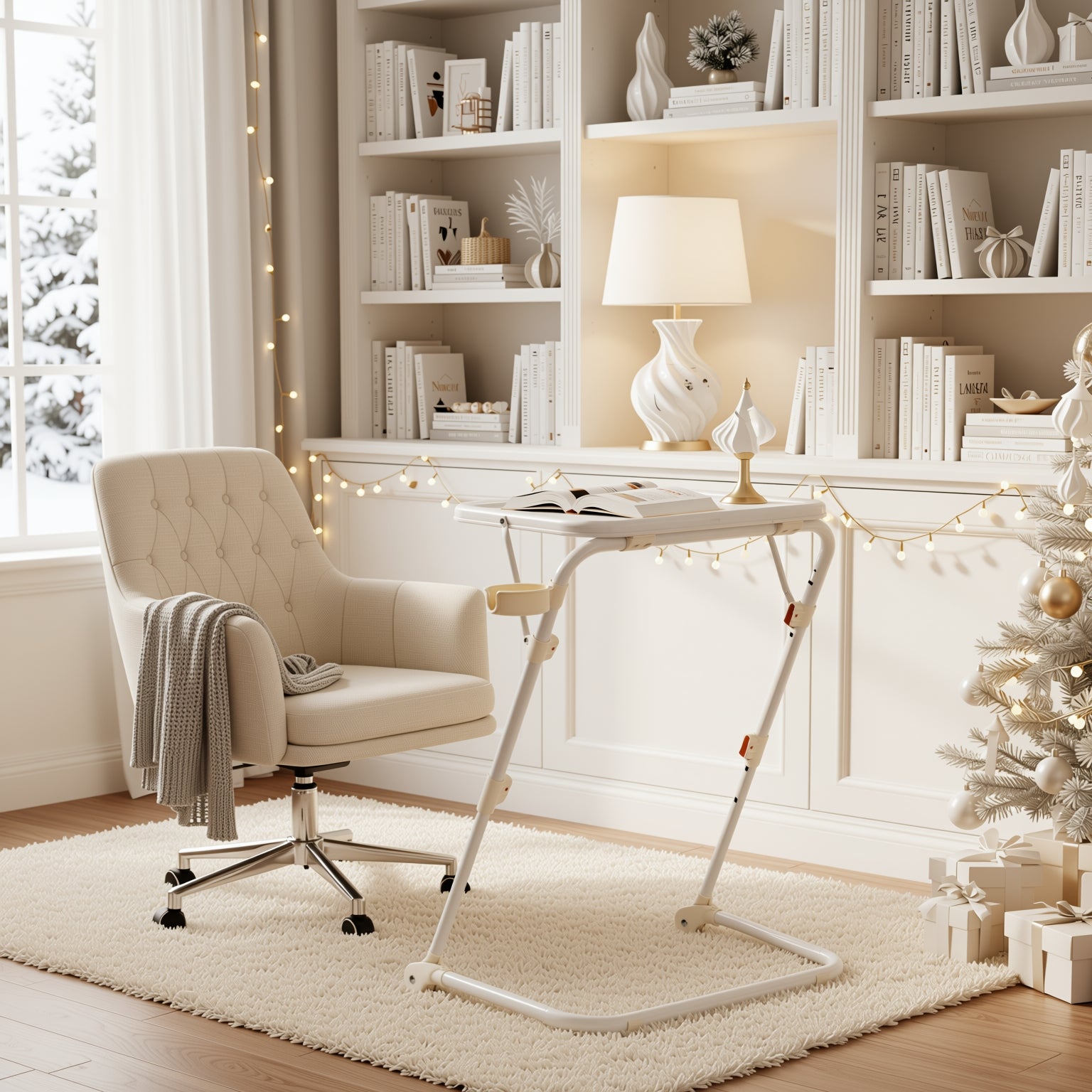 Baseline Adjustable Folding Table Desk for Gaming, Work & Study