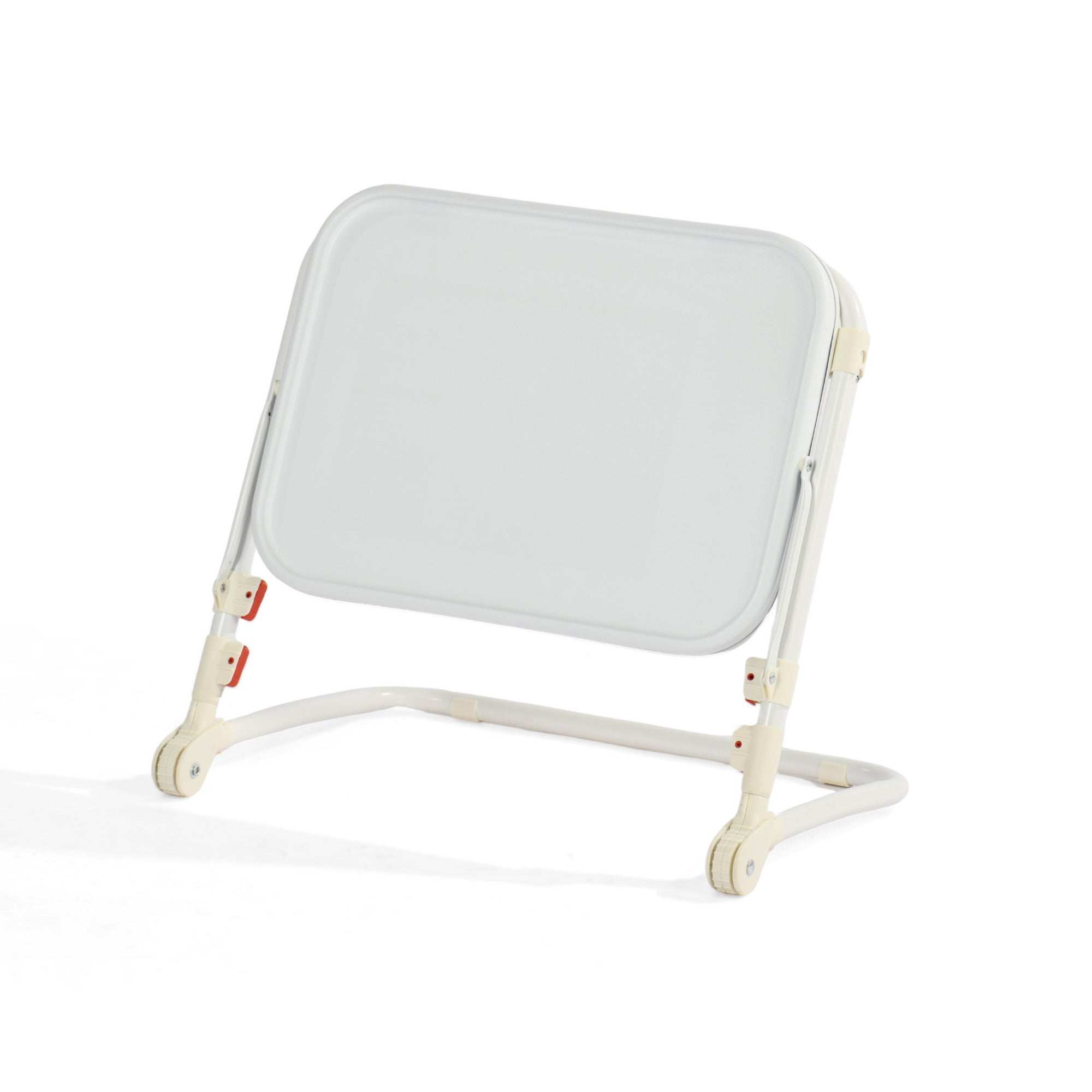 Baseline White Study Table Set with CARNATION Grey Office Chair