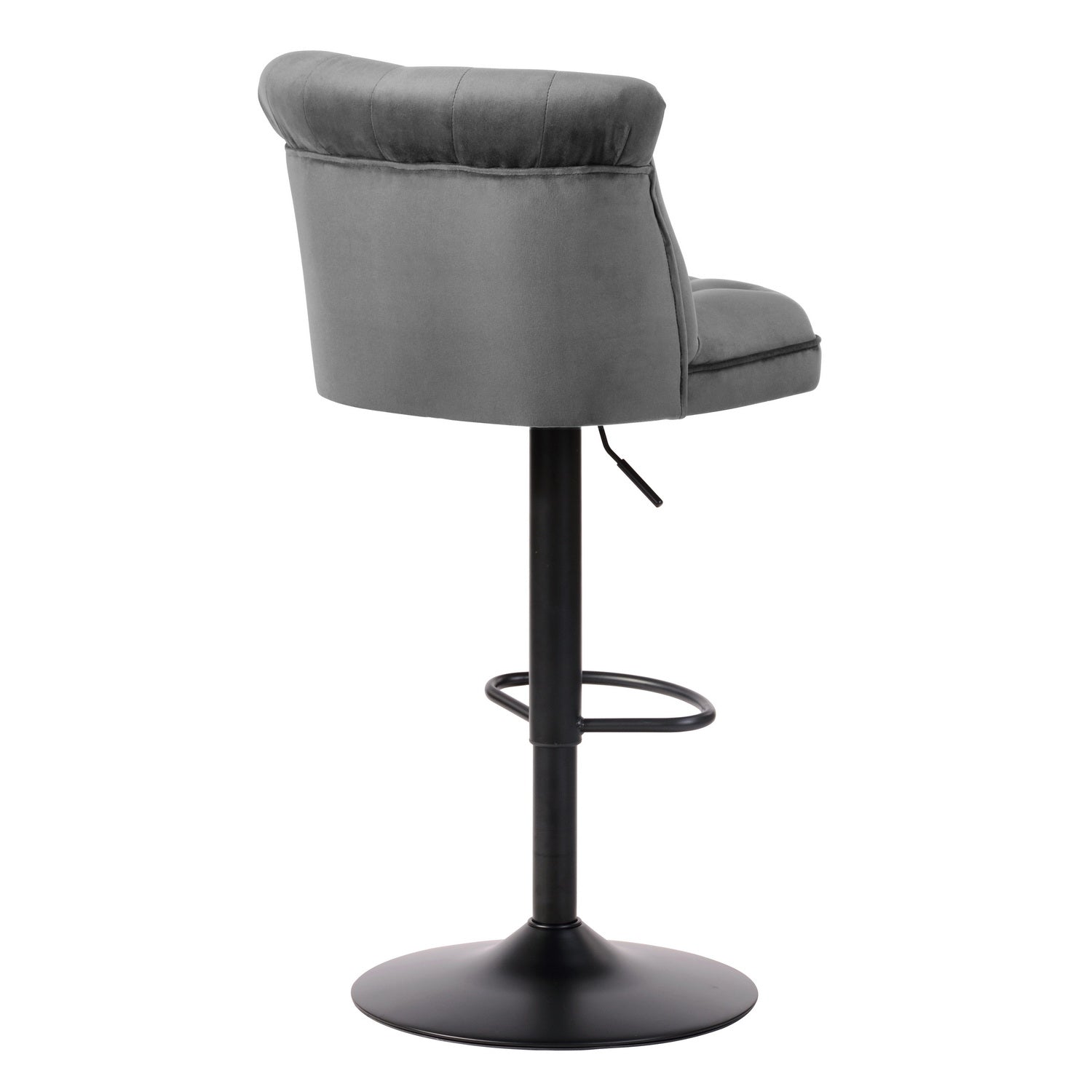 Homy Casa BAZE GERY 2 PCS Bar Stool Modern Adjustable Bar Chair for Home and Workspace Open Box