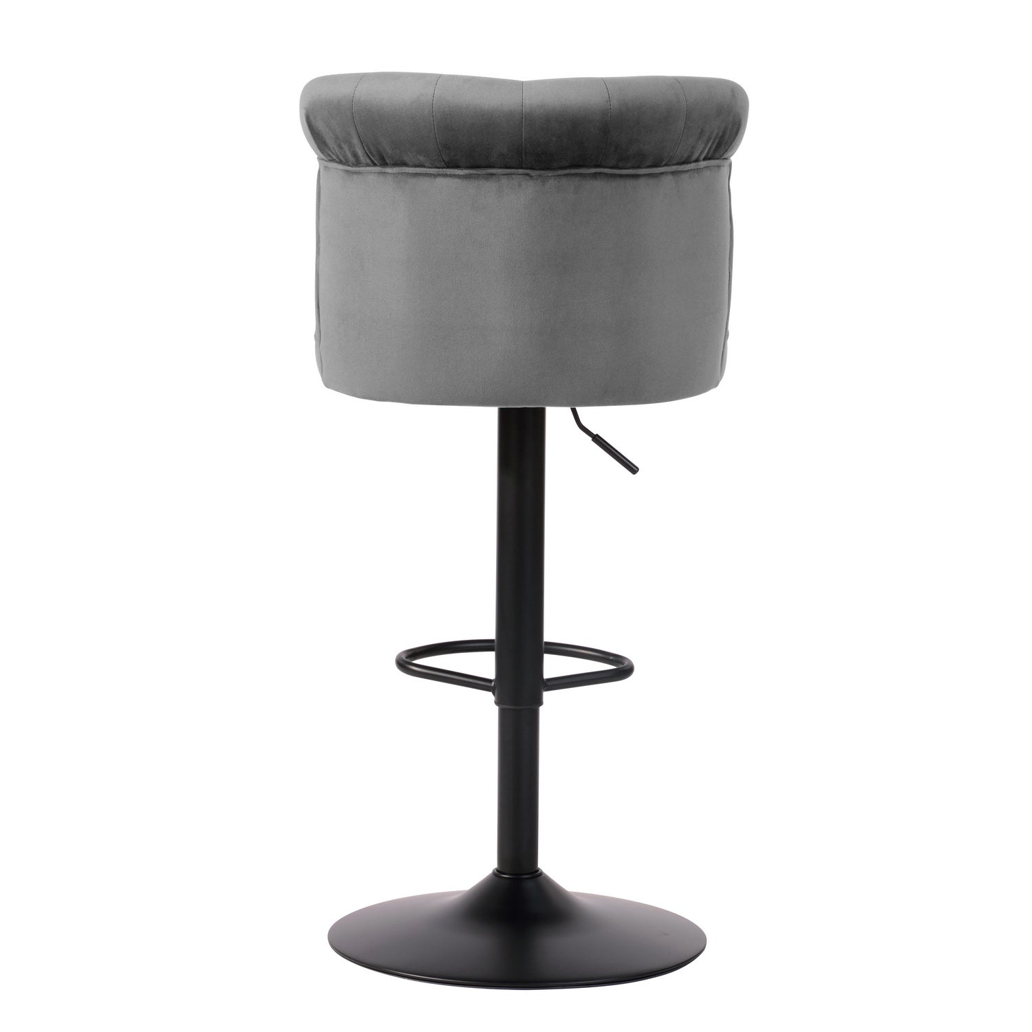 Homy Casa BAZE GERY 2 PCS Bar Stool Modern Adjustable Bar Chair for Home and Workspace Open Box