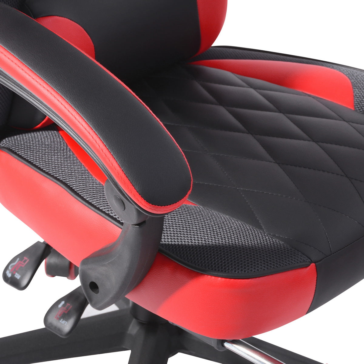 Homy Casa BURGENDY RED Gaming Chair Ergonomic Office Seating Open Box