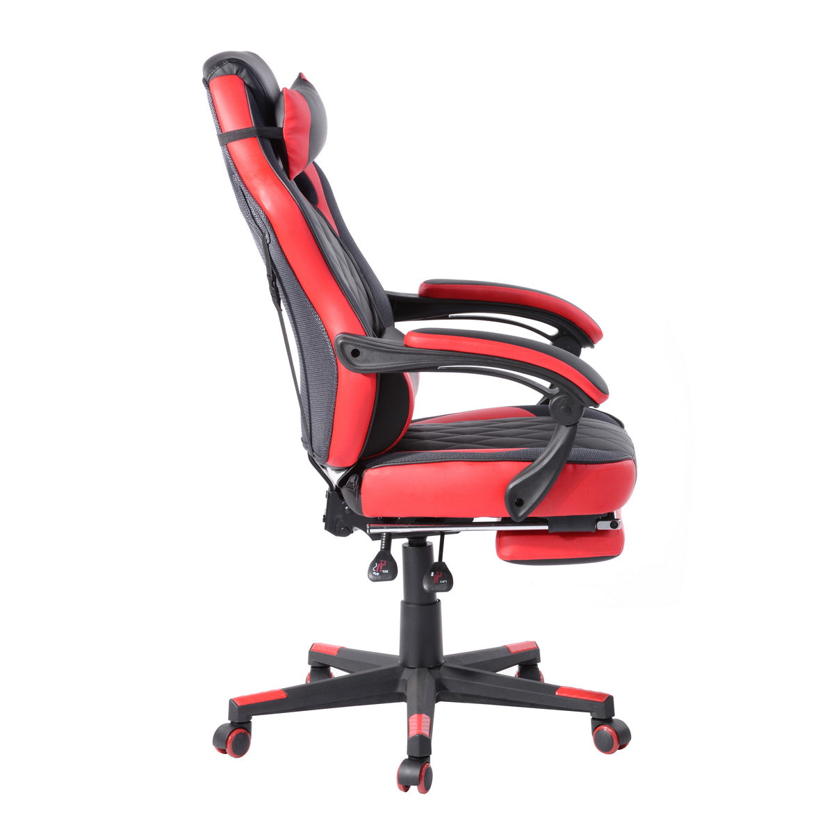 Homy Casa BURGENDY RED Gaming Chair Ergonomic Office Seating Open Box