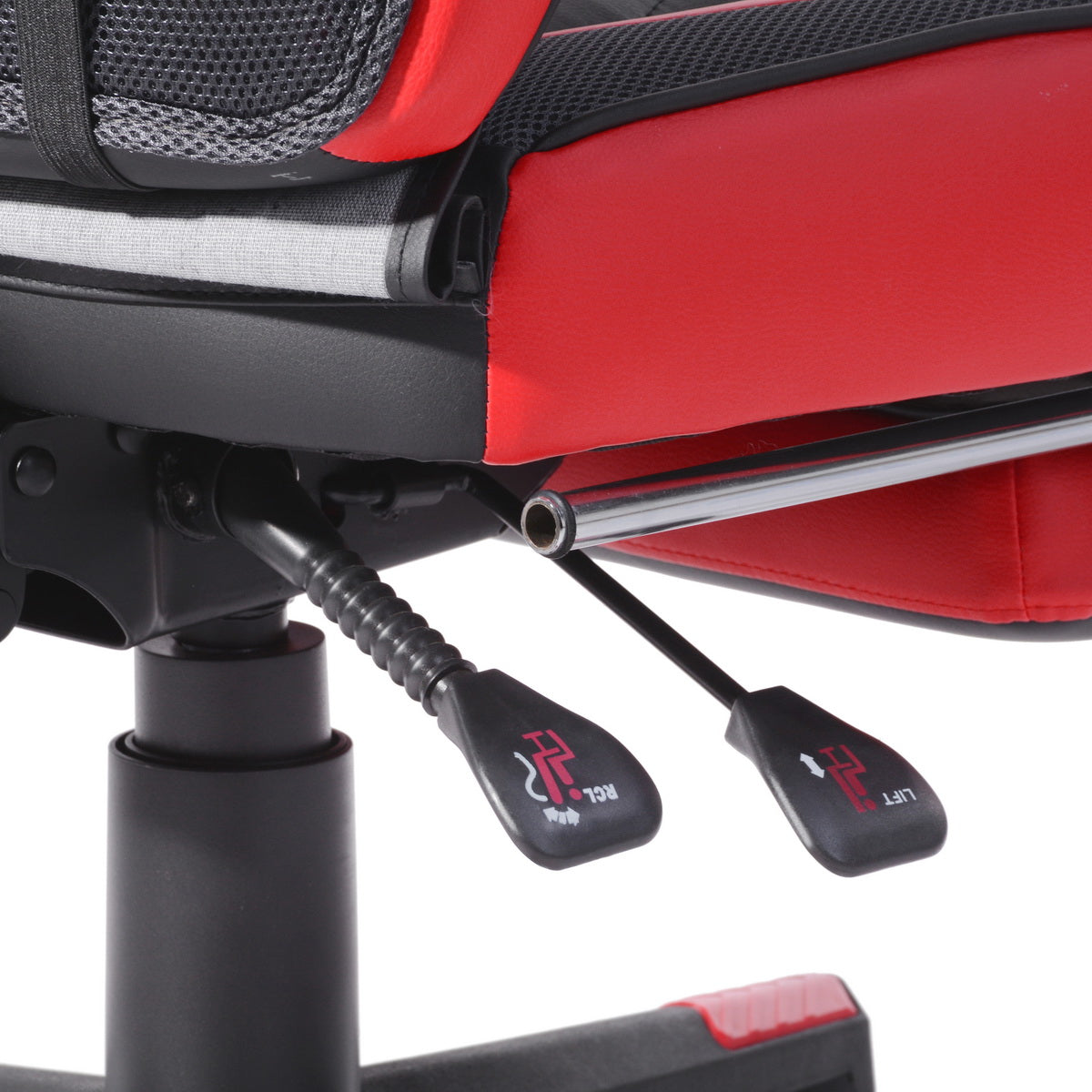 Homy Casa BURGENDY RED Gaming Chair Ergonomic Office Seating Open Box