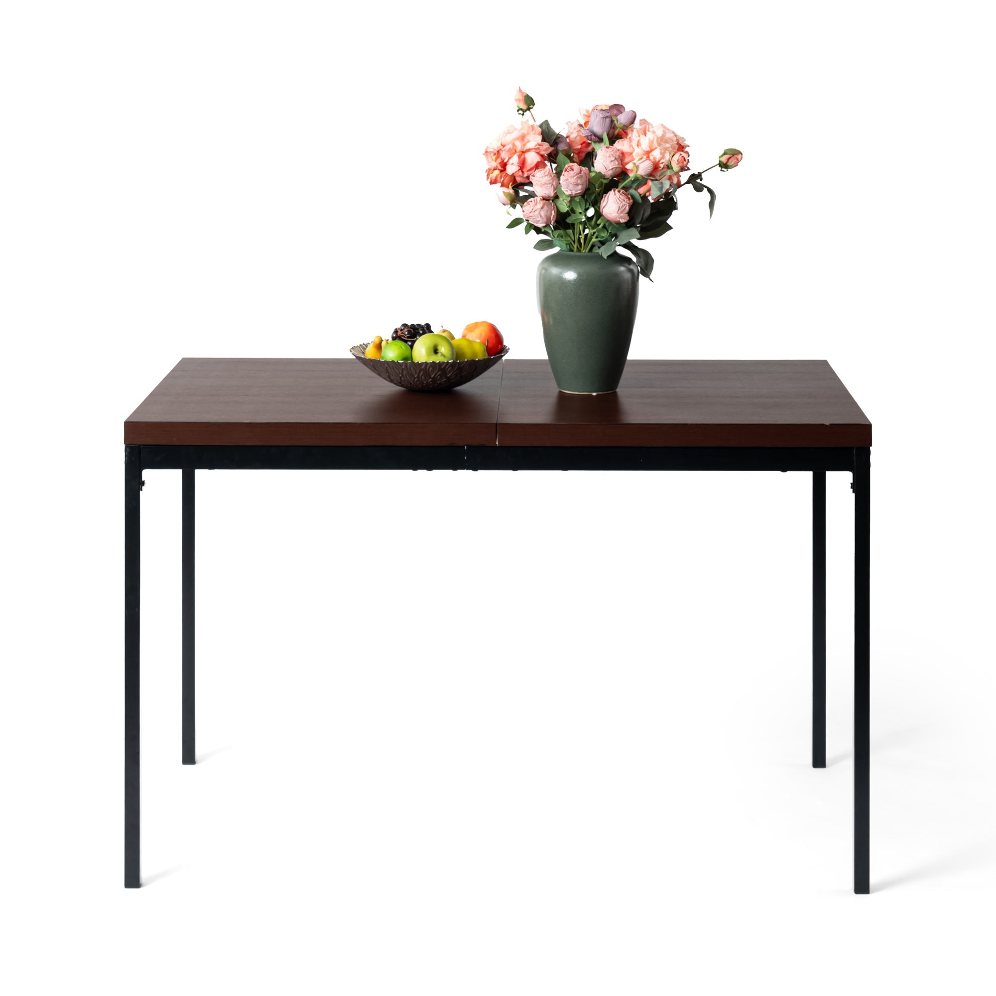 Cajon Modern Dining Table with Honeycomb Core Top and Square Tube Frame