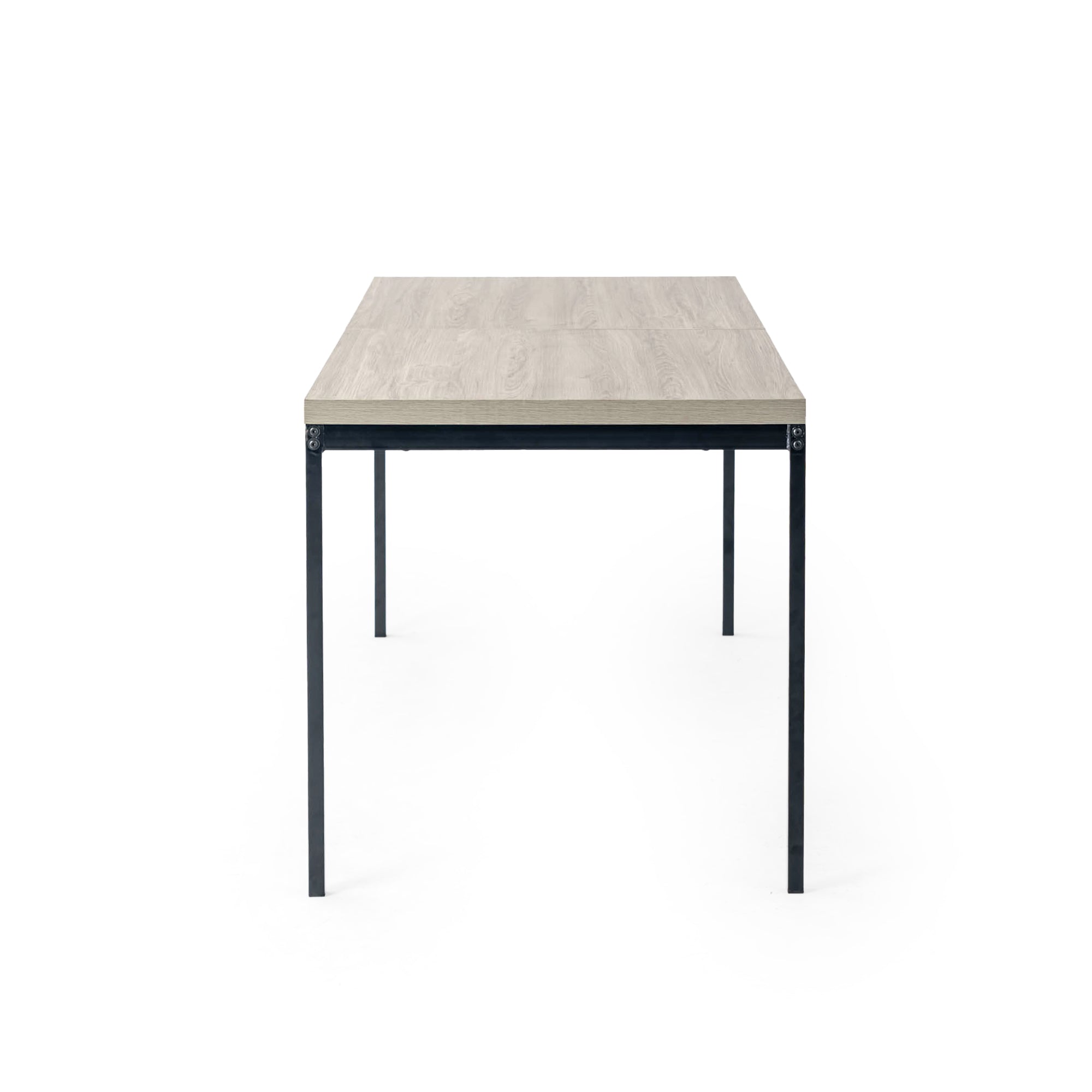 Cajon Modern Dining Table with Honeycomb Core Top and Square Tube Frame