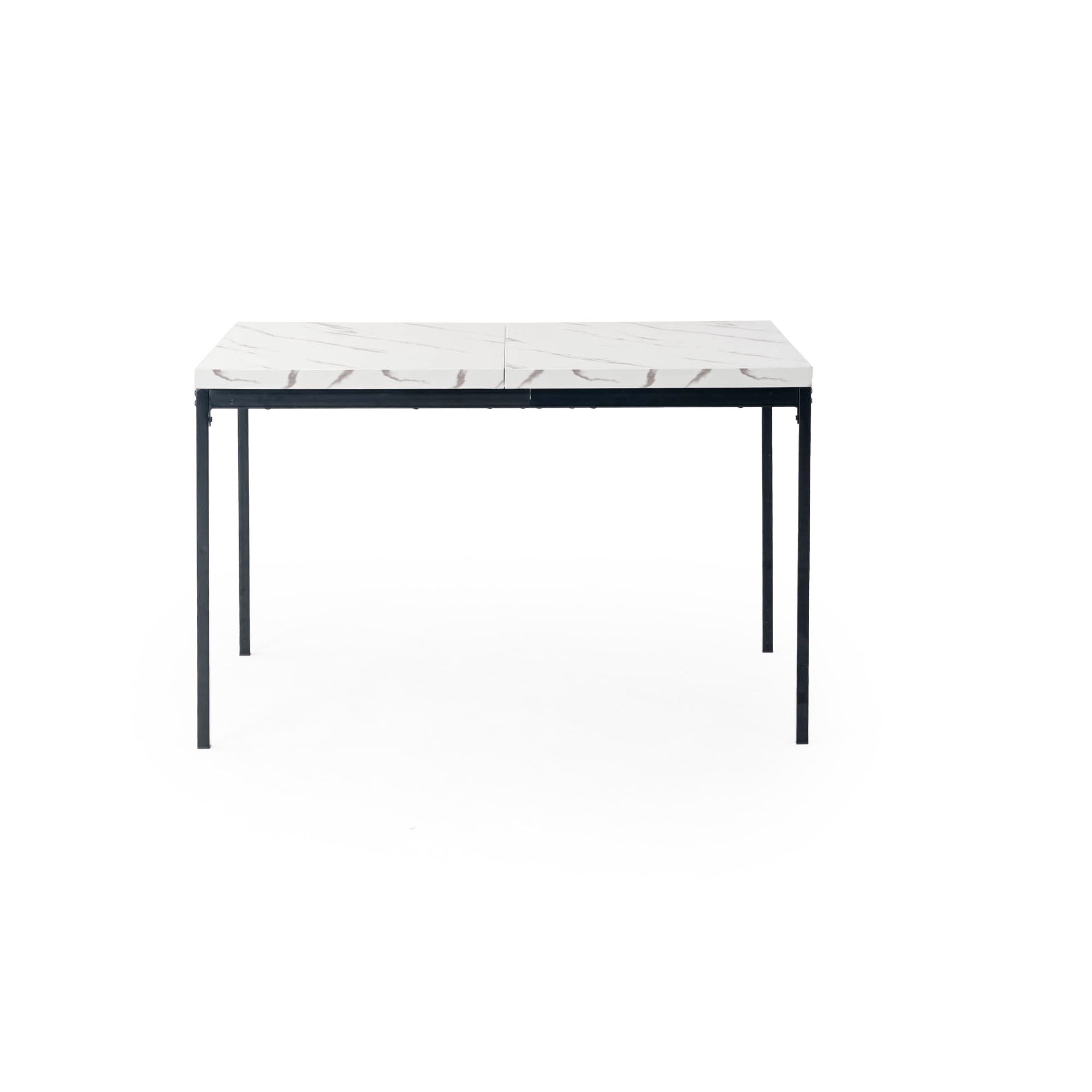 Cajon Modern Dining Table with Honeycomb Core Top and Square Tube Frame