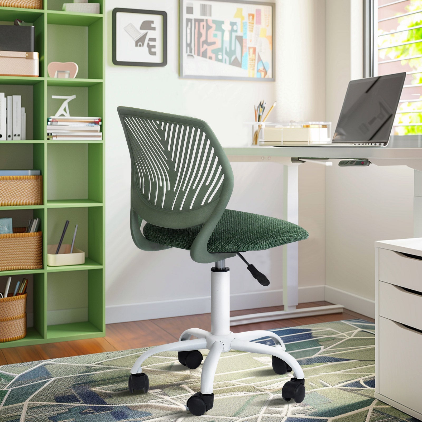 Carnation PP Backrest Office Chair - Stylish & Durable Design