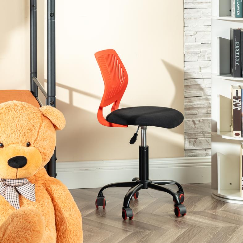 HOMY CASA Carnation Gaming Office Chair - Cozy & Chic Seating, Black Red