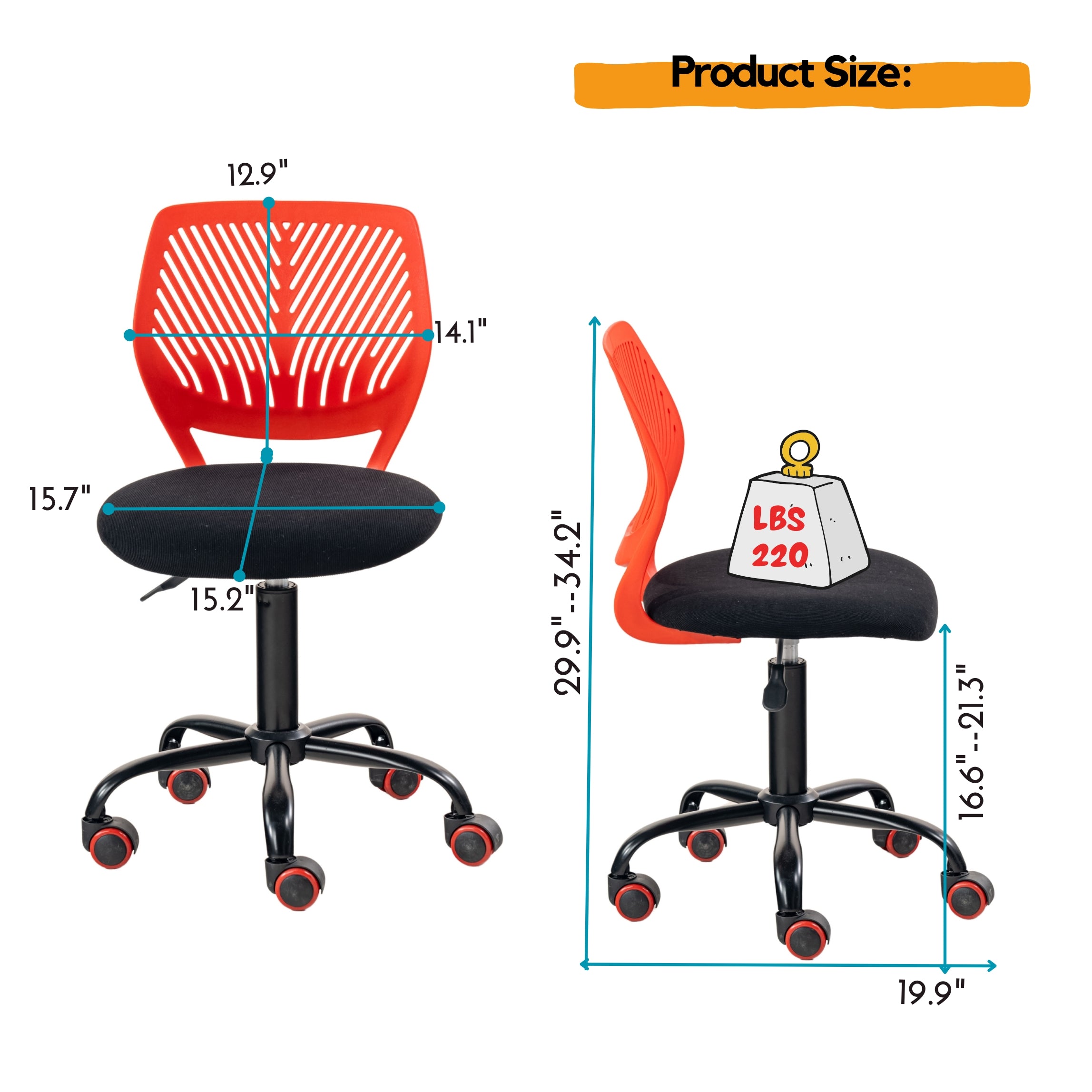 HOMY CASA Carnation Gaming Office Chair - Cozy & Chic Seating, Black Red