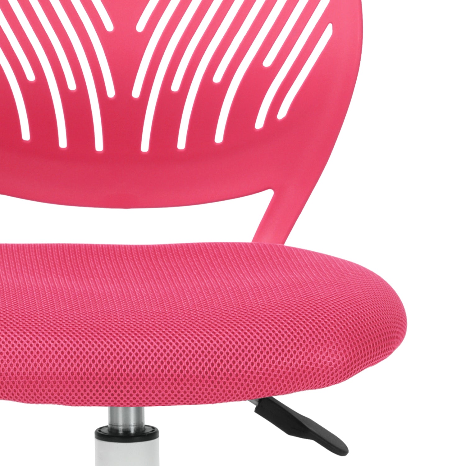 Homy Casa Matera 2PC Pink Vanity Set 35” Led Lighted Mirror Desk with CARNATION Pink Swivel Chair